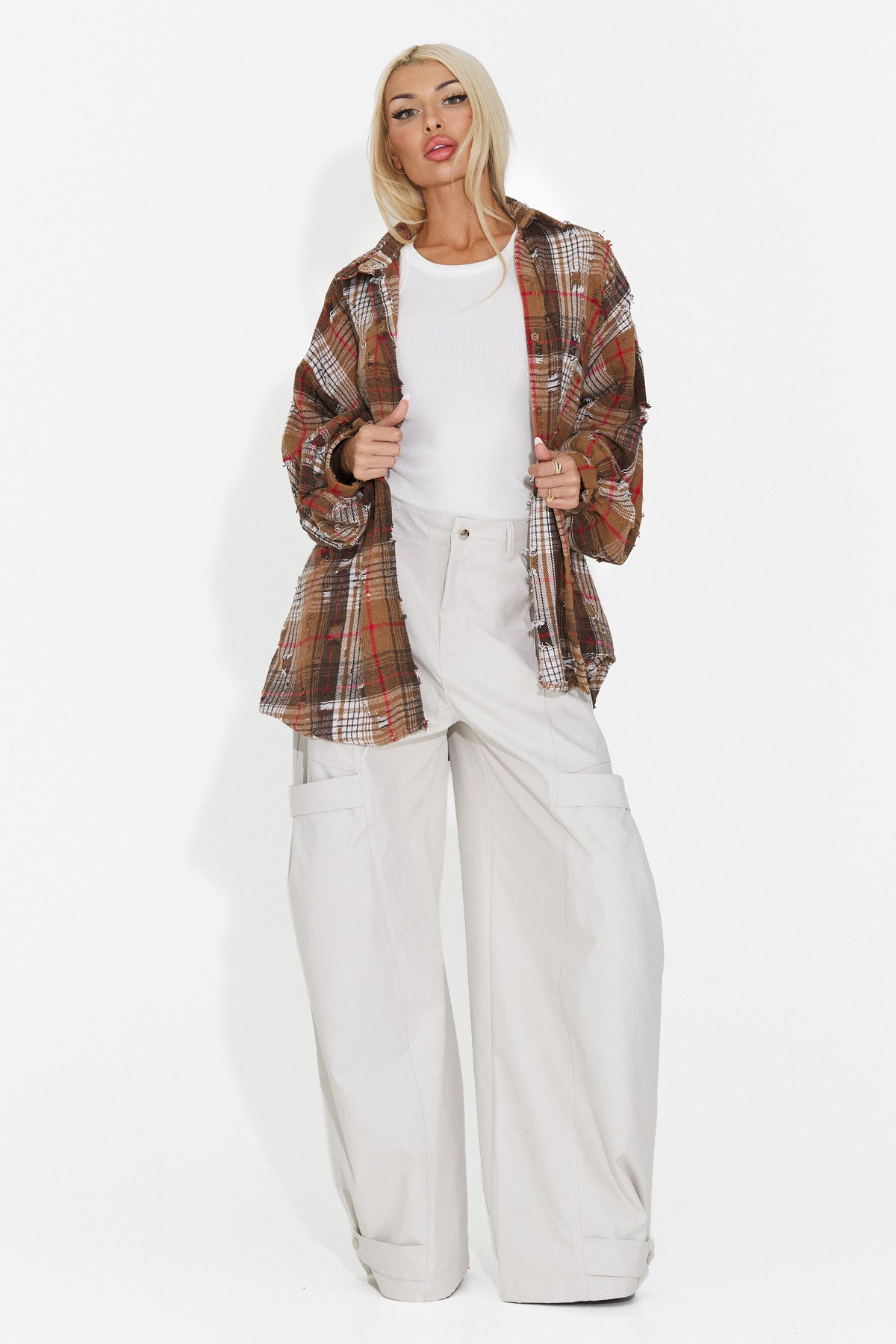 Elegant brown women's shirt Purely Bogas