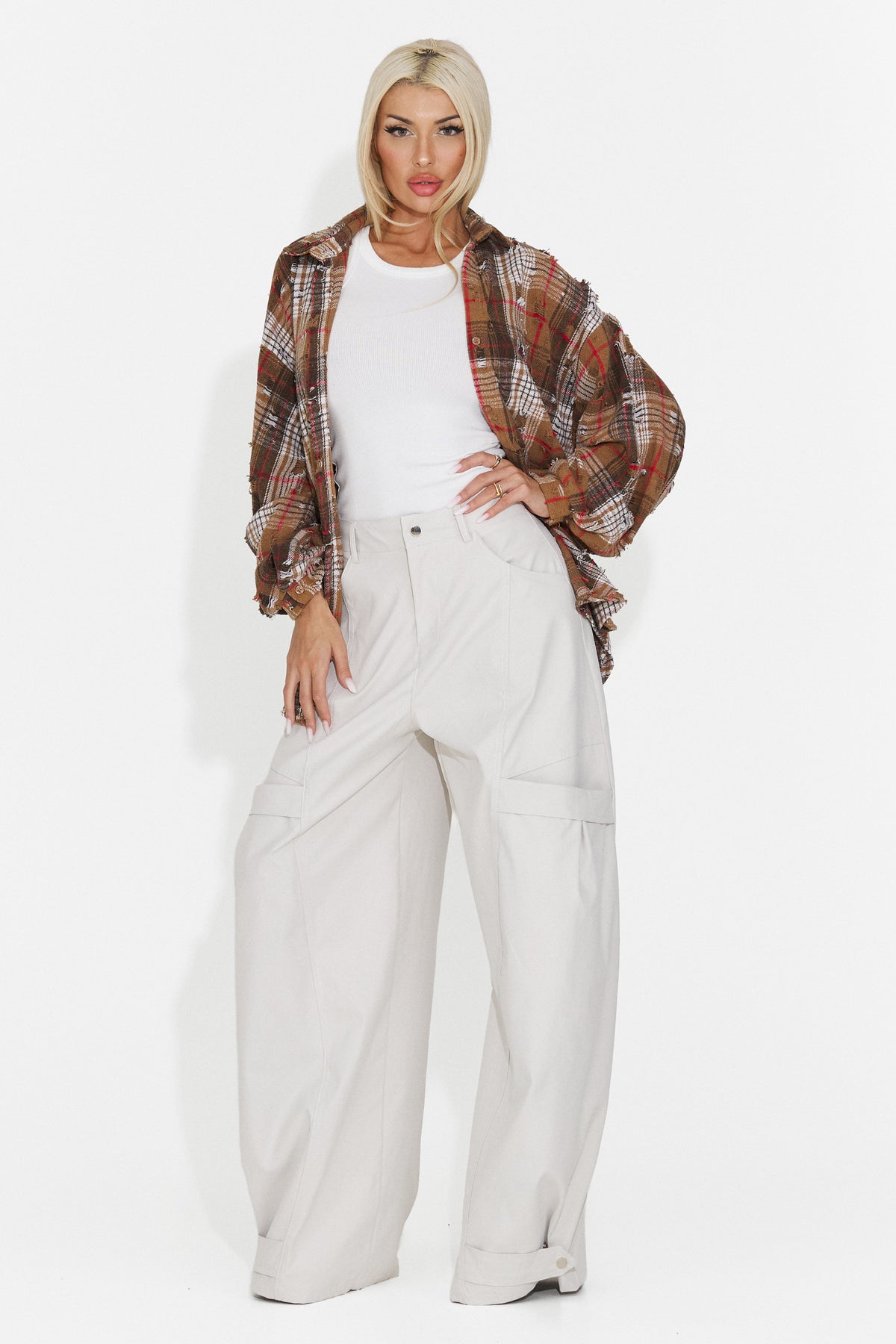 Elegant brown women's shirt Purely Bogas