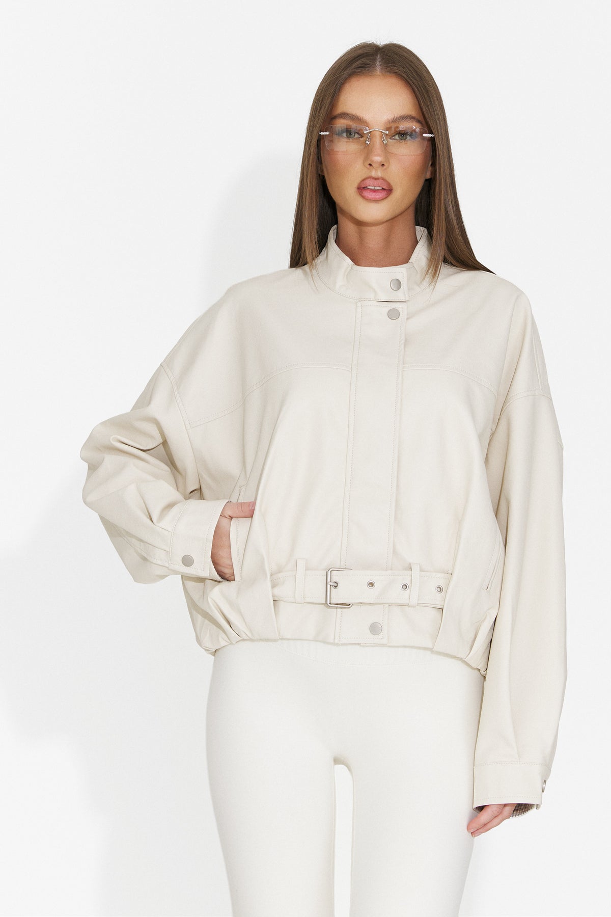 Veste Casual Beige pour Femmes de Lunteva Bogas