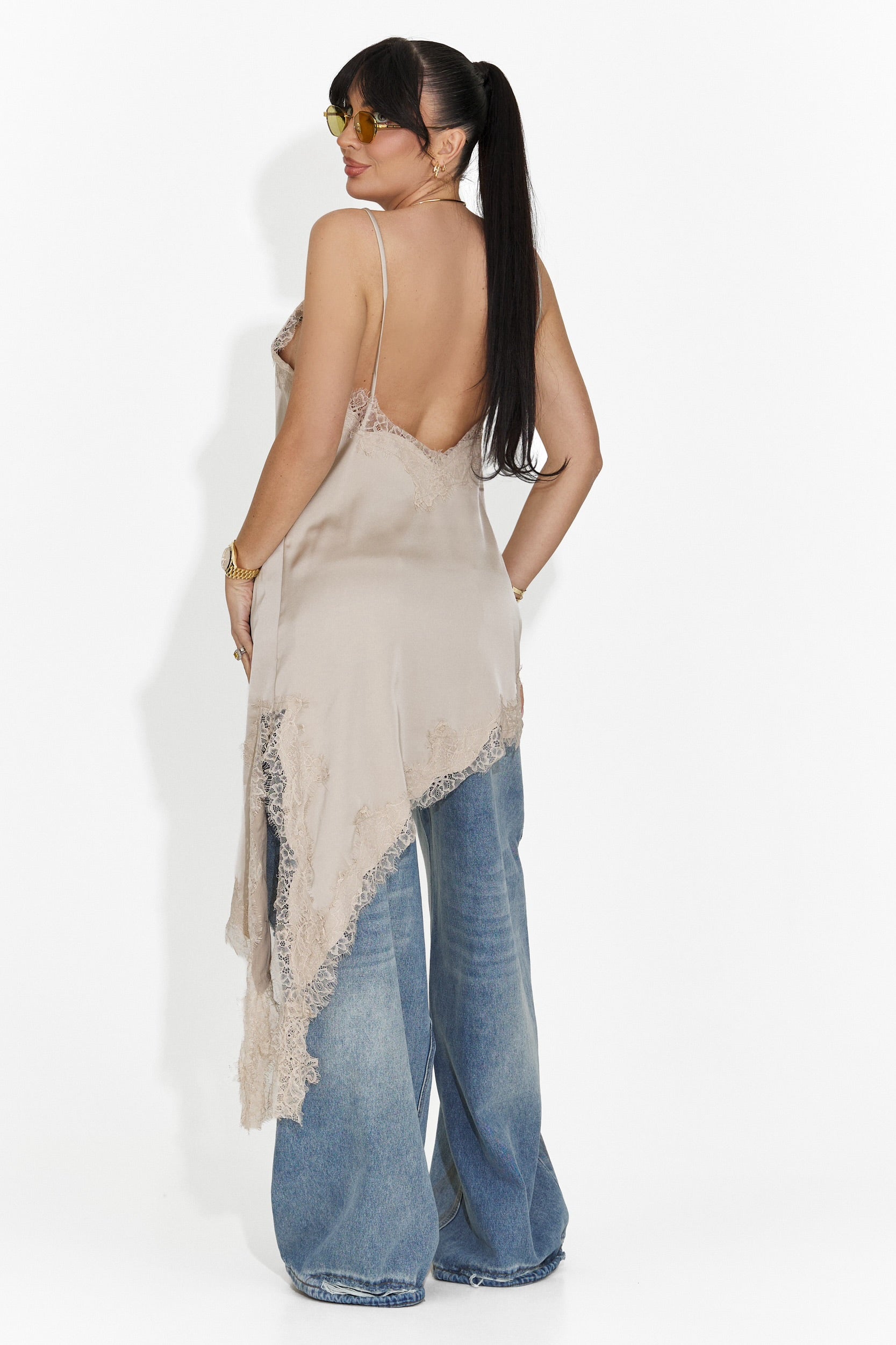 Robe femme courte beige Francisca Bogas