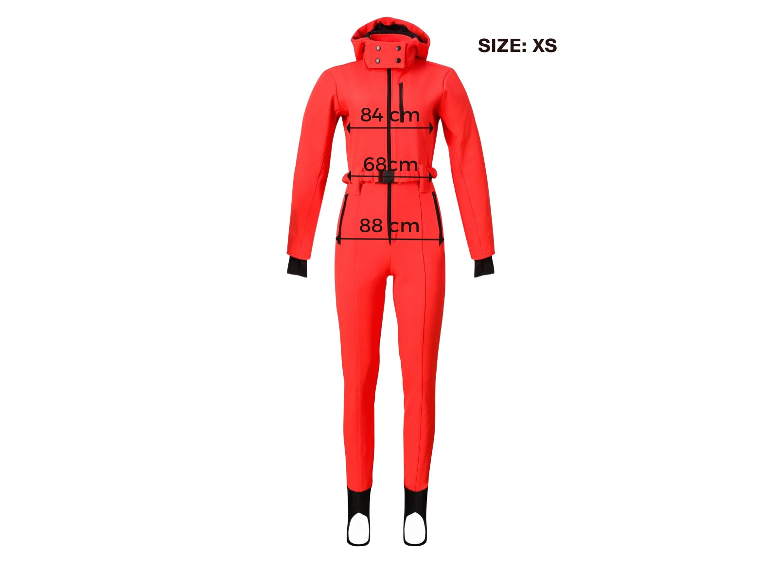 Combinaison de ski décontractée orange Anodys Bogas