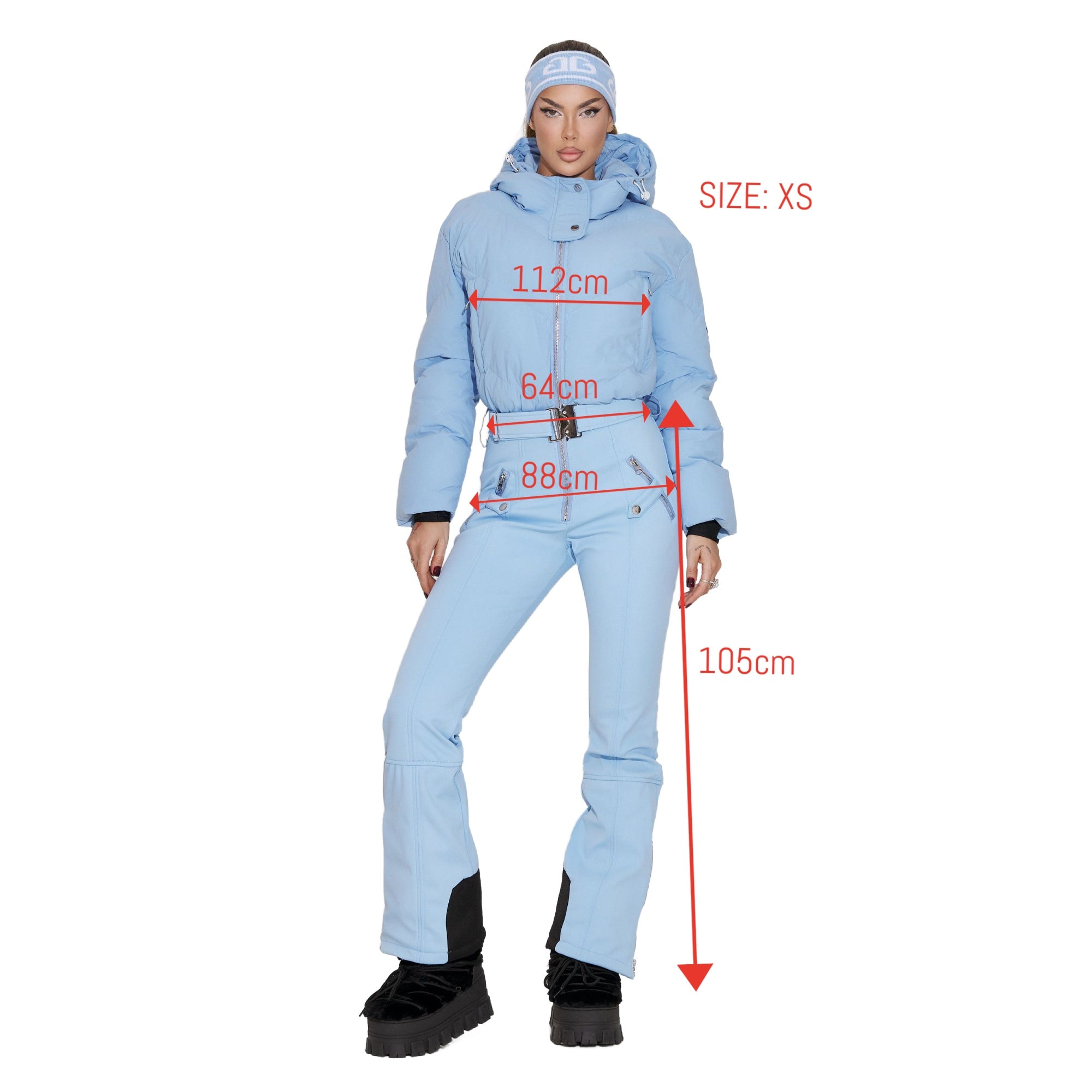 Vibranty Bogas Women's Blue Ski Jumpsuit
