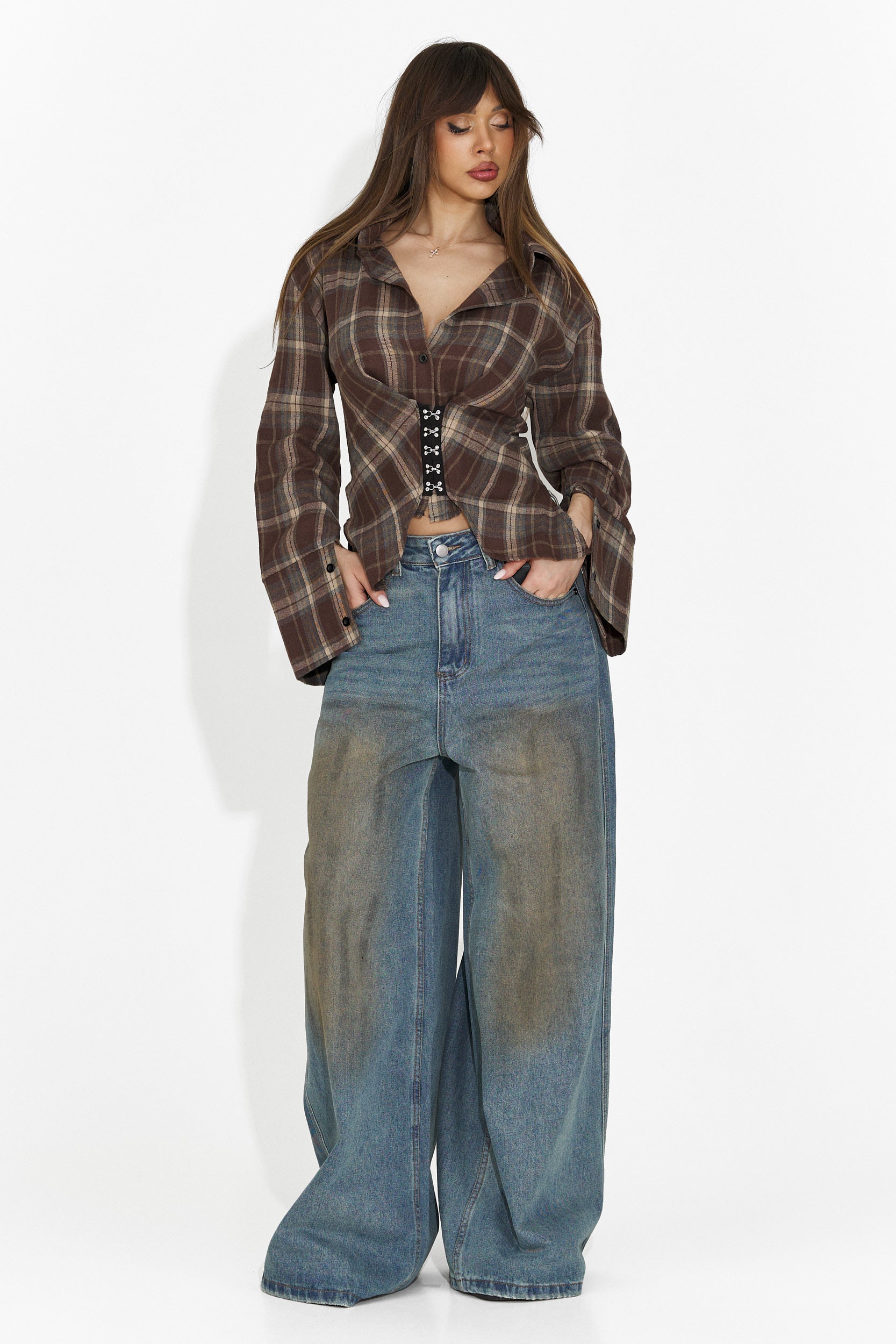 Jeans Casuales Azules para Mujer de Angeliana Bogas