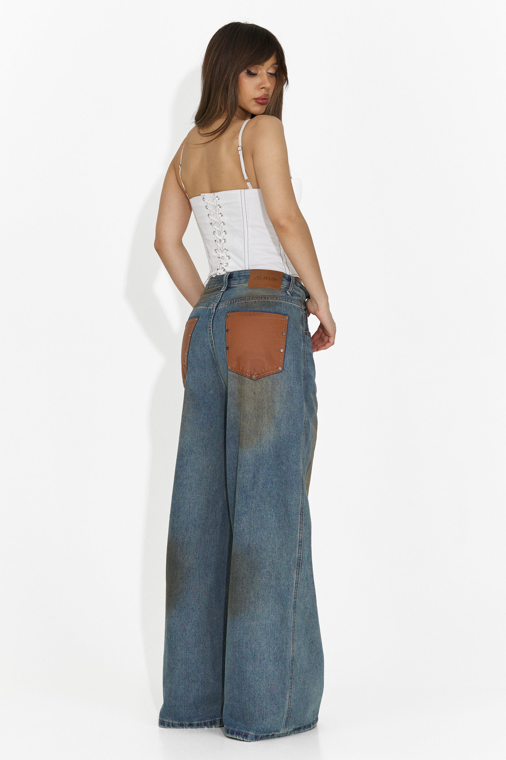 Jeans Casuales Azules para Mujer de Angeliana Bogas