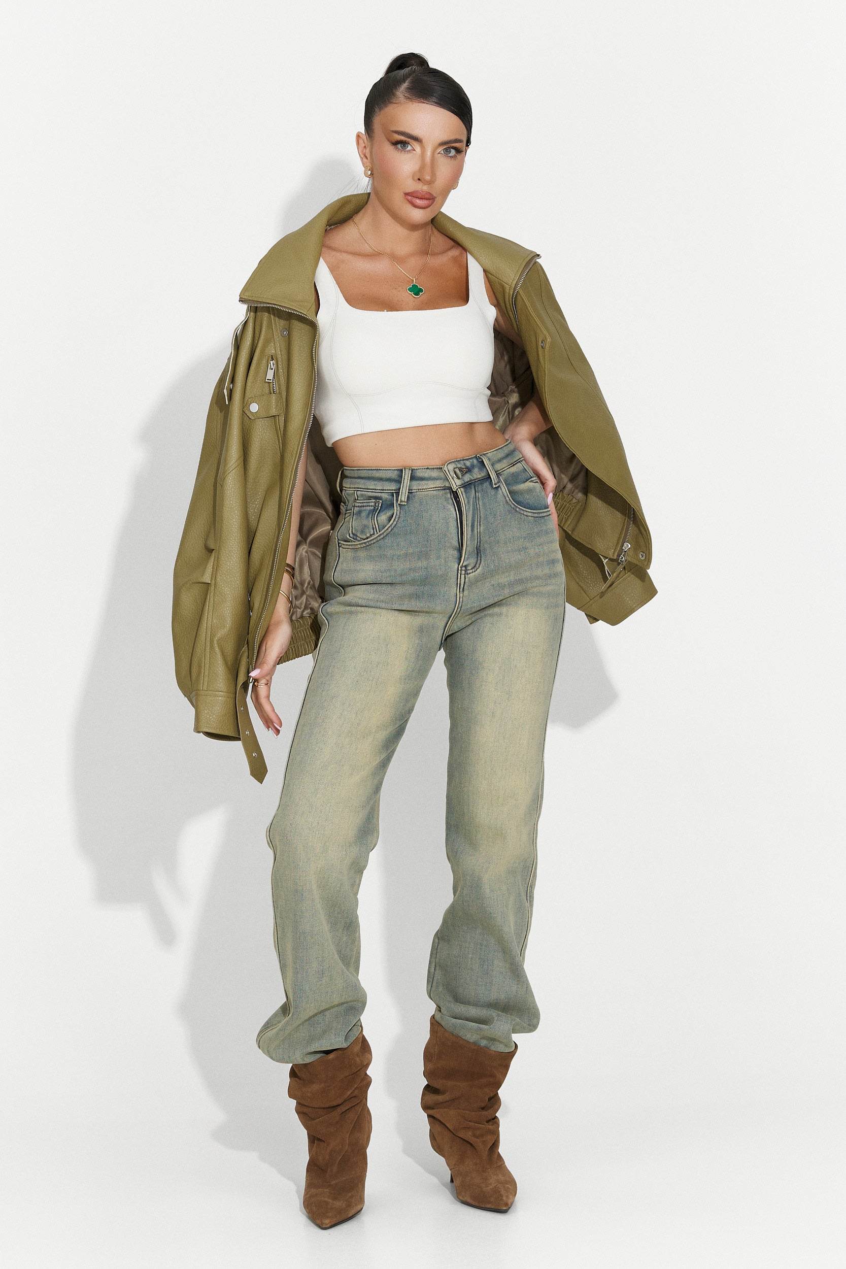 Μπλε γυναικείο casual τζιν Brisia Bogas