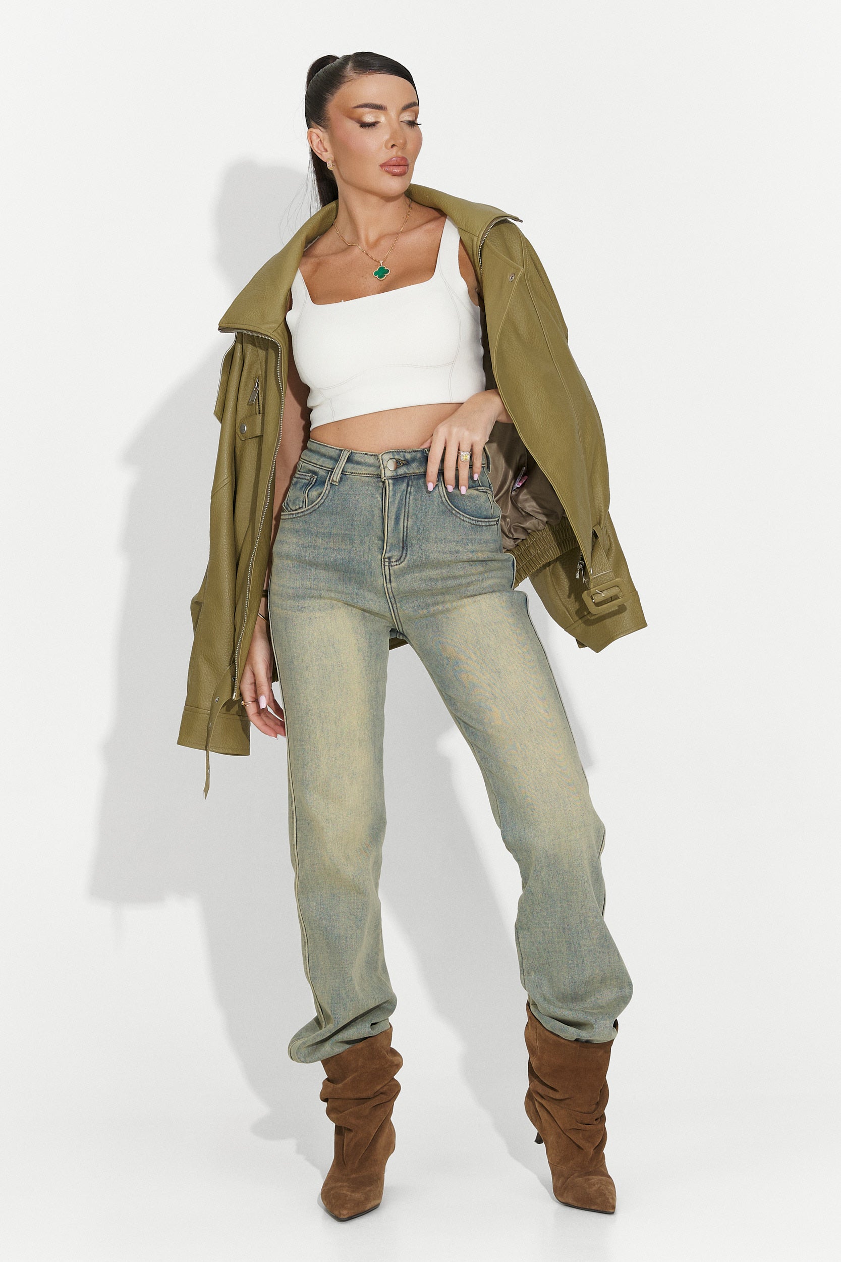 Μπλε γυναικείο casual τζιν Brisia Bogas