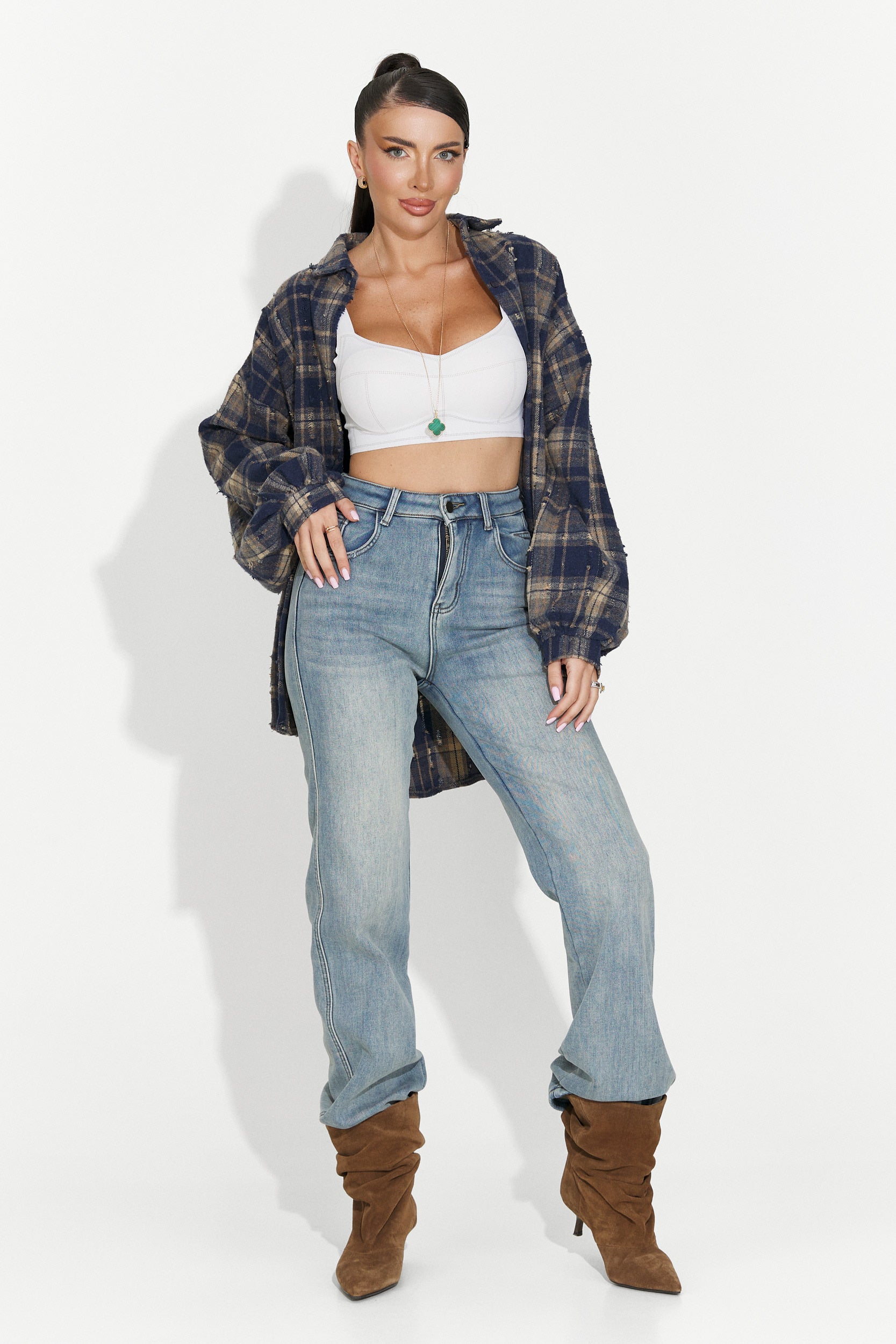 Blå casual damjeans Hetafe Bogas