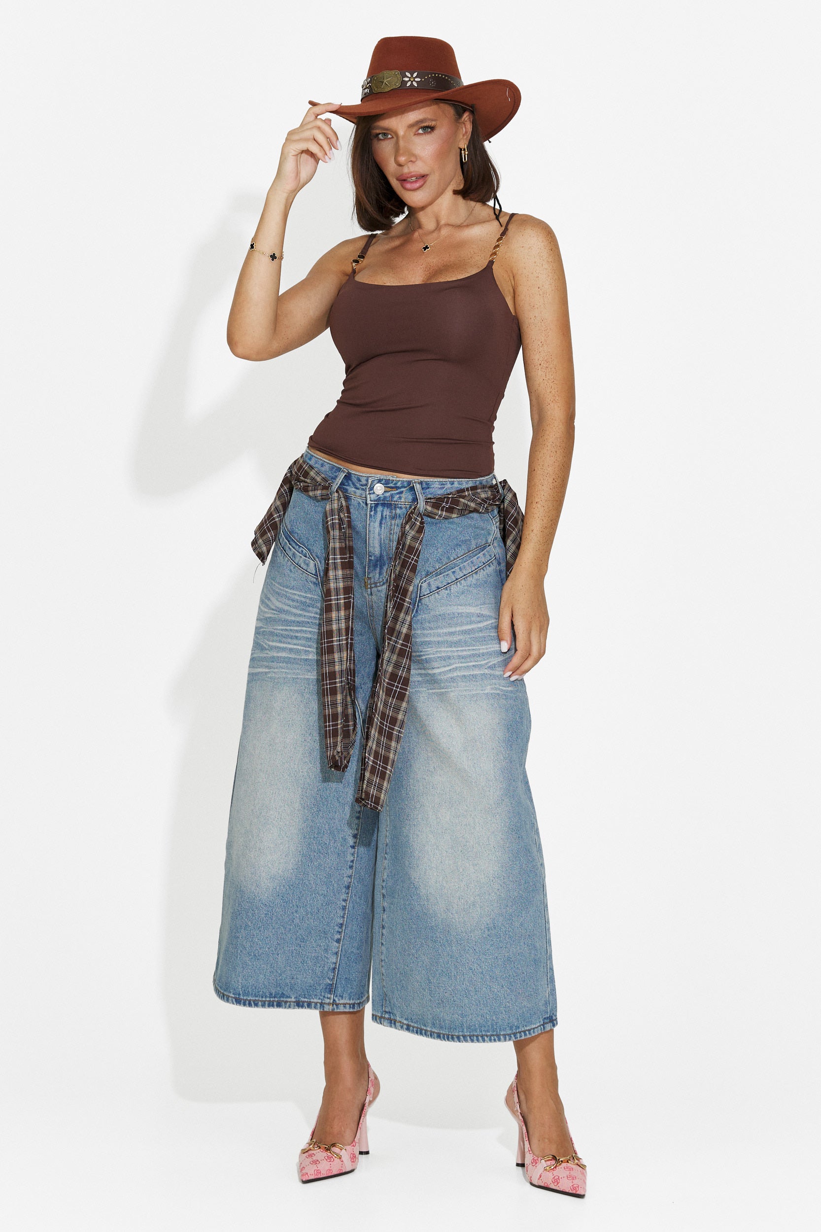 Jeans casuales azules para mujer Ozanias Bogas