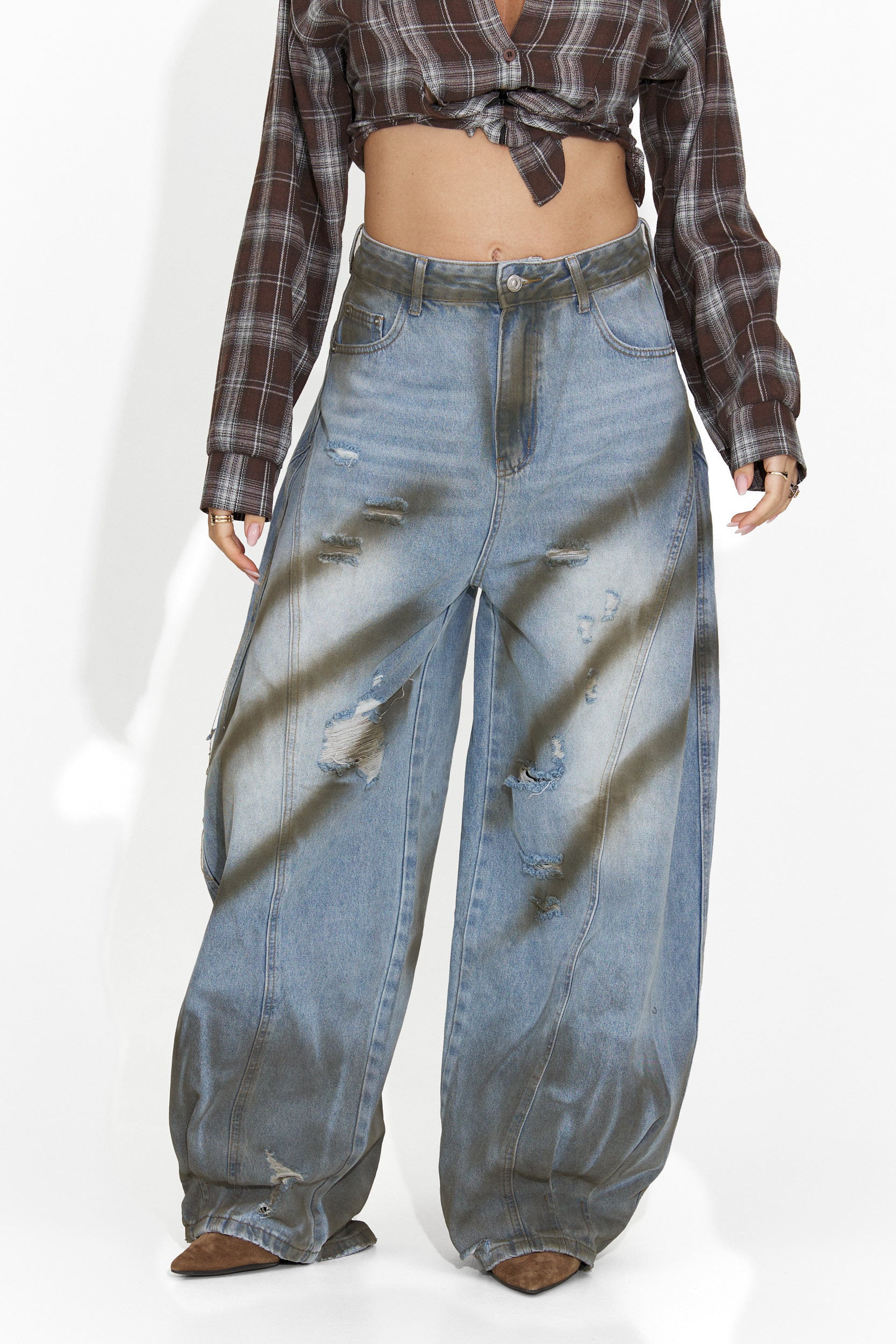 Casual blue women's jeans Panoma Bogas