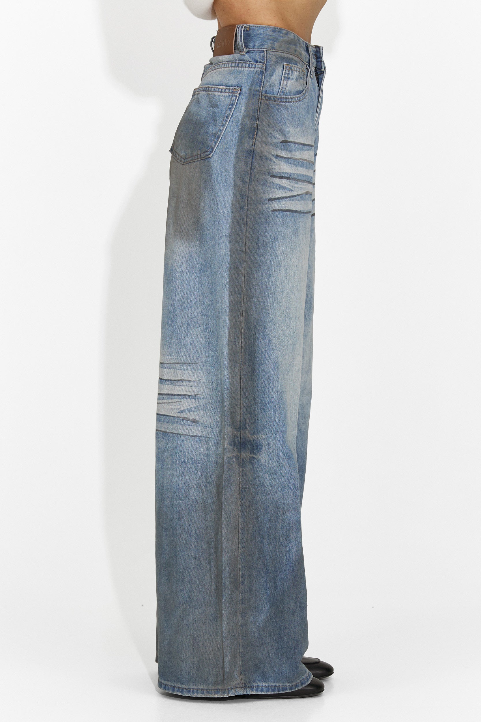 Siminia Bogas ležérní modré dámské džíny