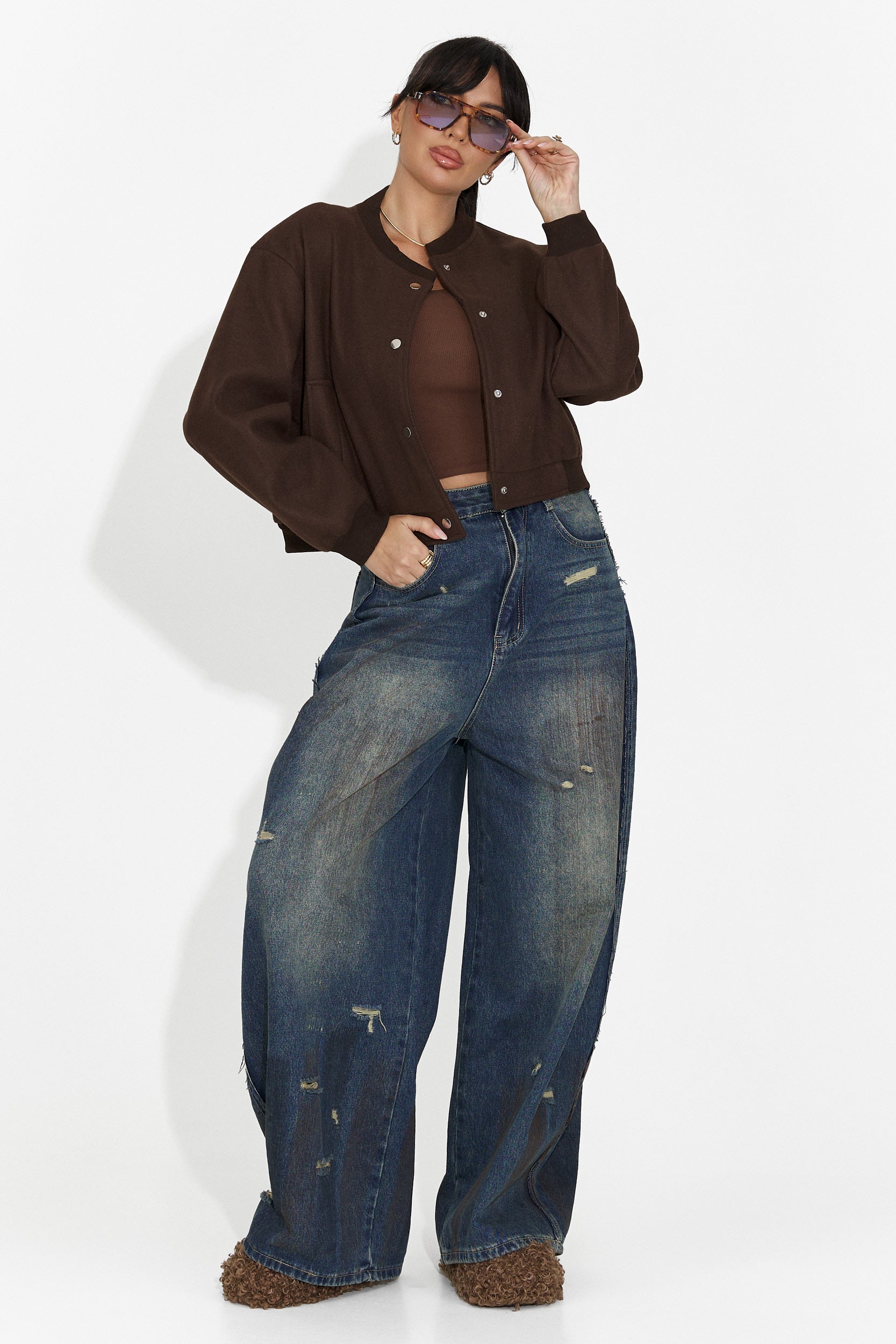 Blaue Damenjeans lässig Timina Bogas