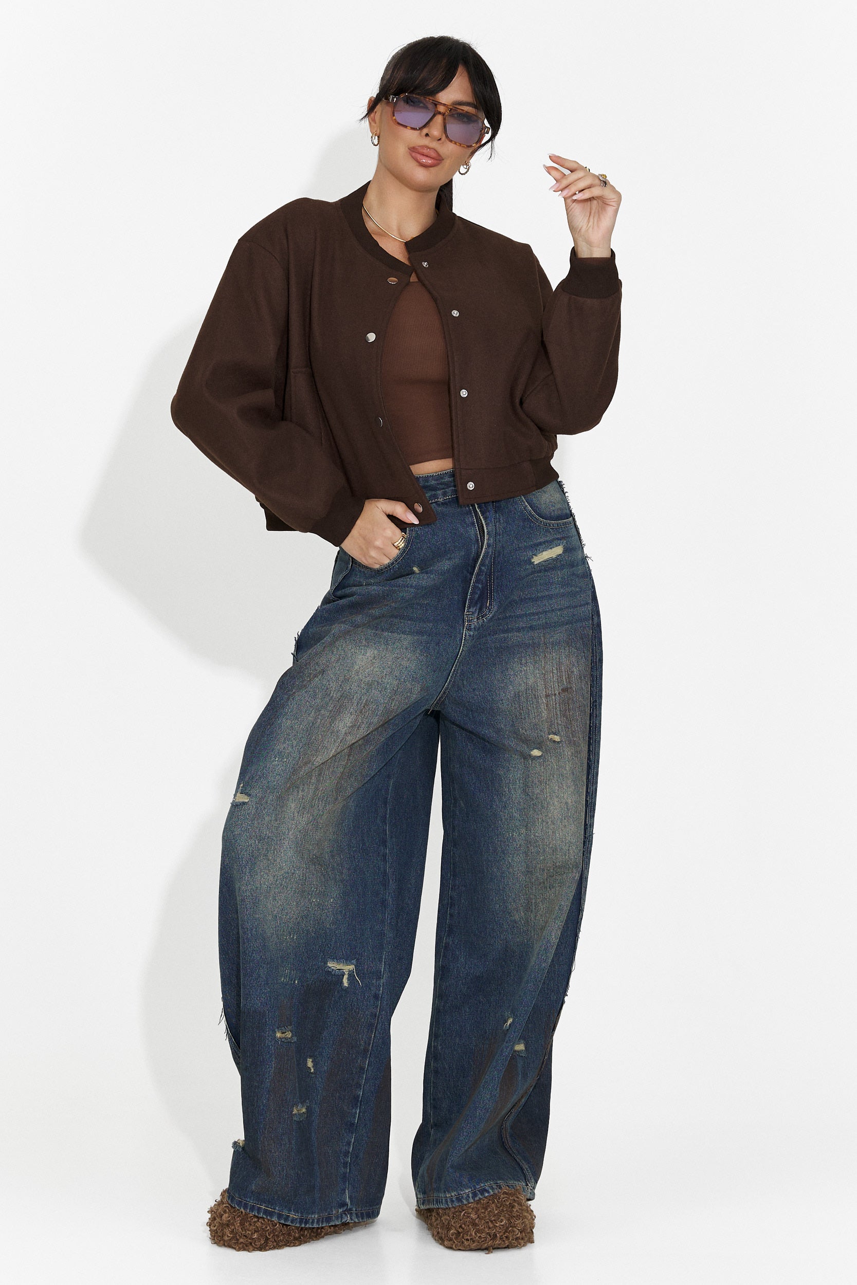 Blaue Damenjeans lässig Timina Bogas