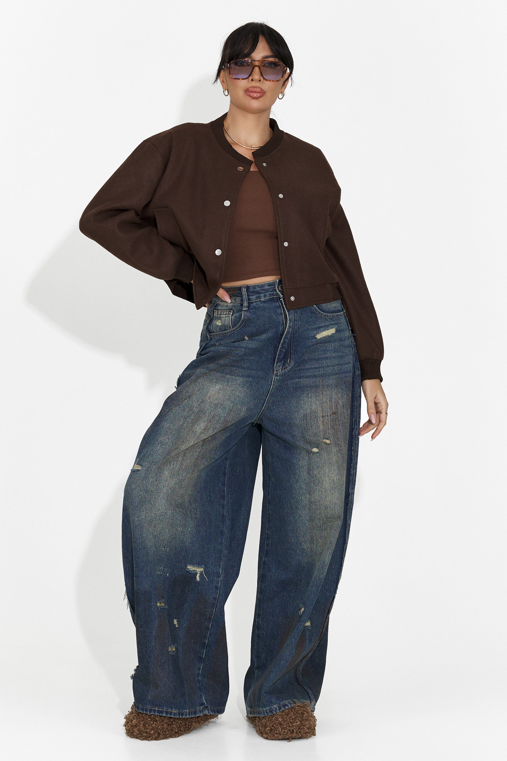 Blaue Damenjeans lässig Timina Bogas