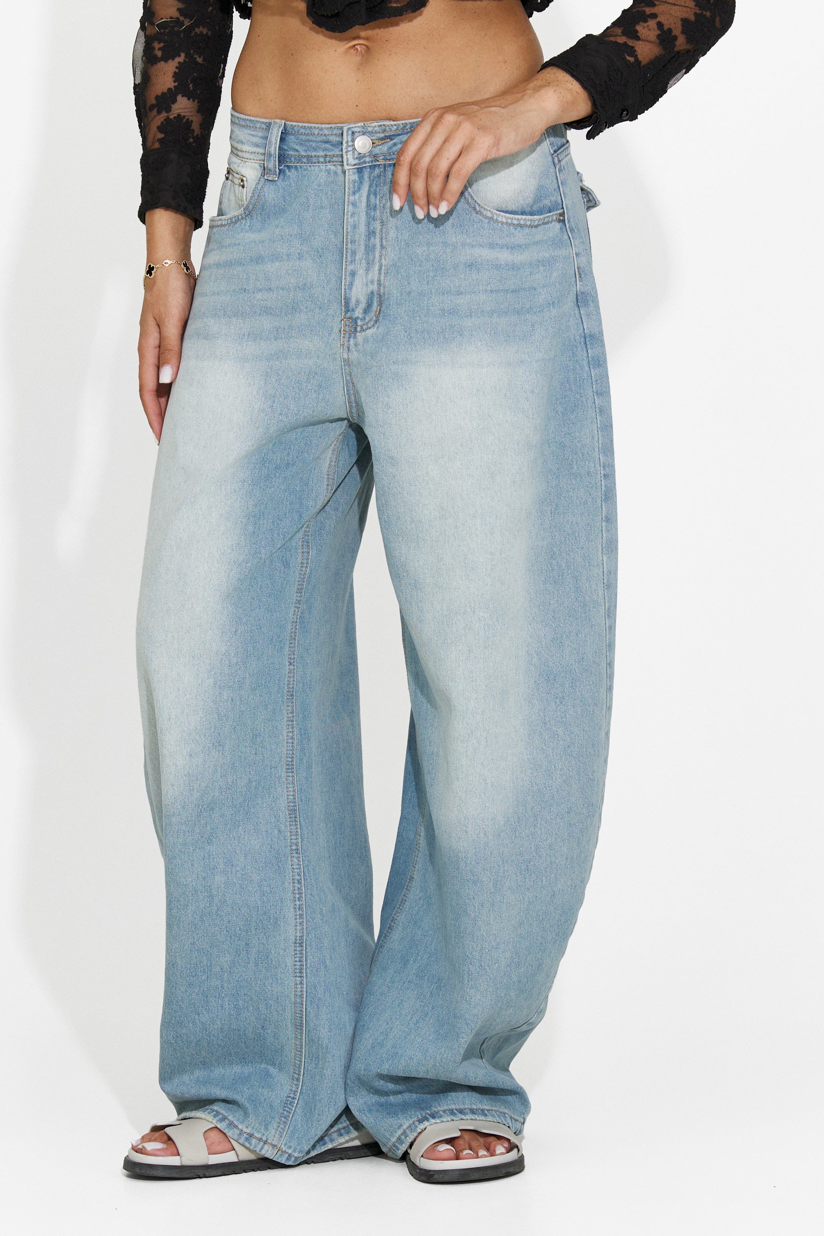 Women's casual blue jeans Tolida Bogas