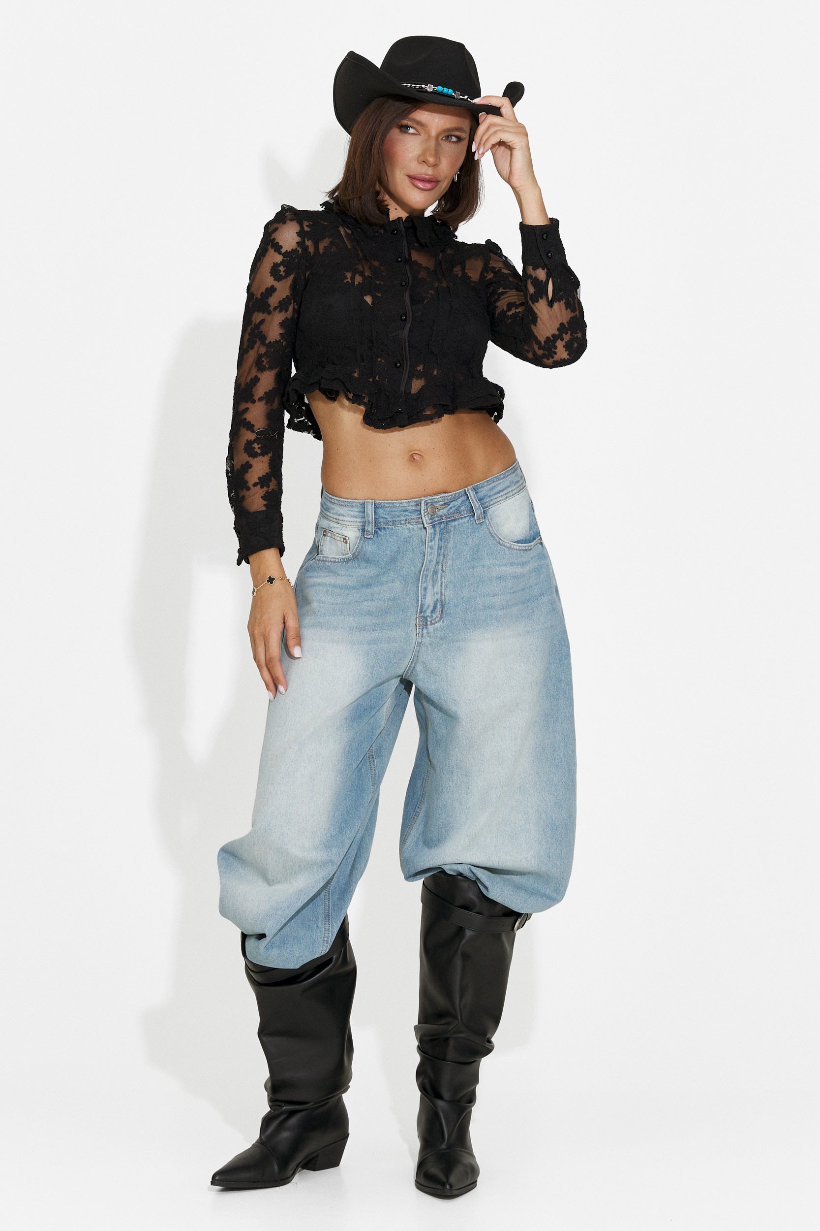 Women's casual blue jeans Tolida Bogas
