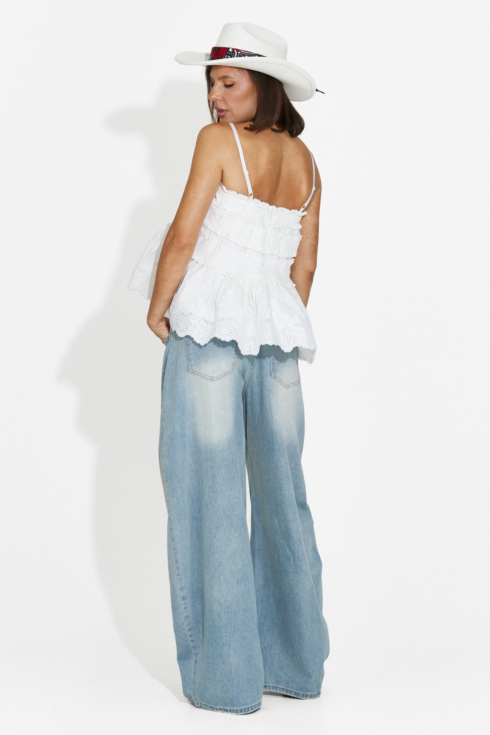 Women's casual blue jeans Tolida Bogas