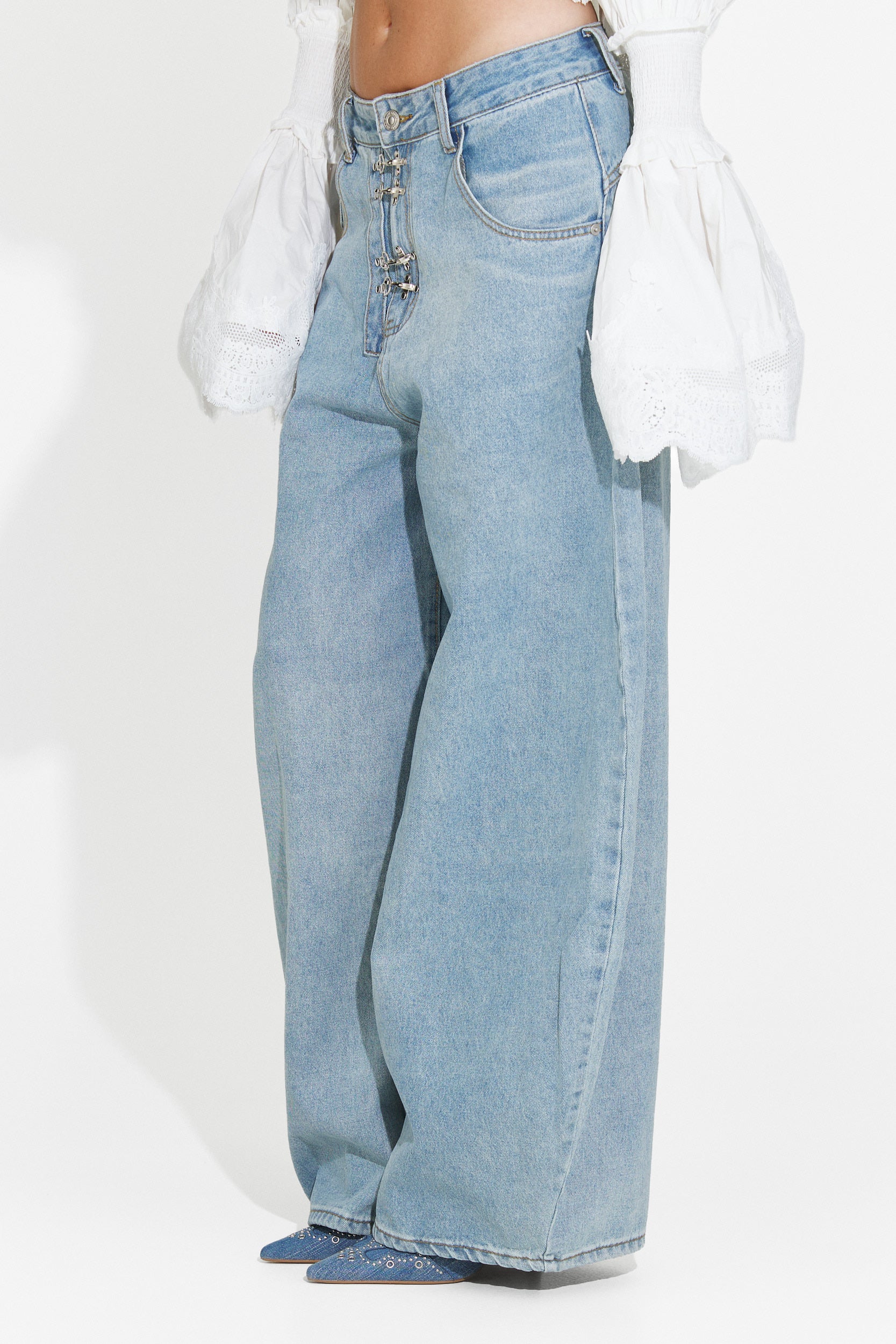 Women's casual blue jeans Valiama Bogas