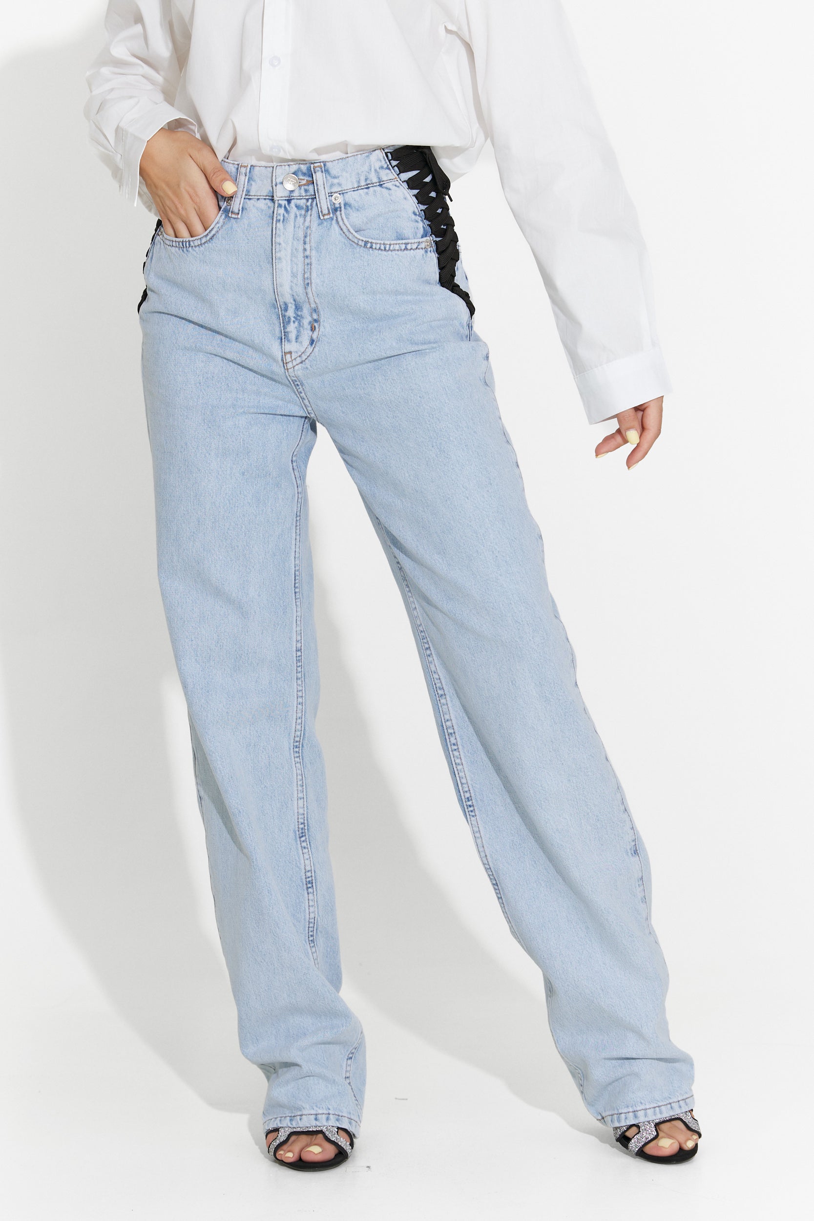 Τζιν γυναικεία casual μπλε Bodysa Bogas