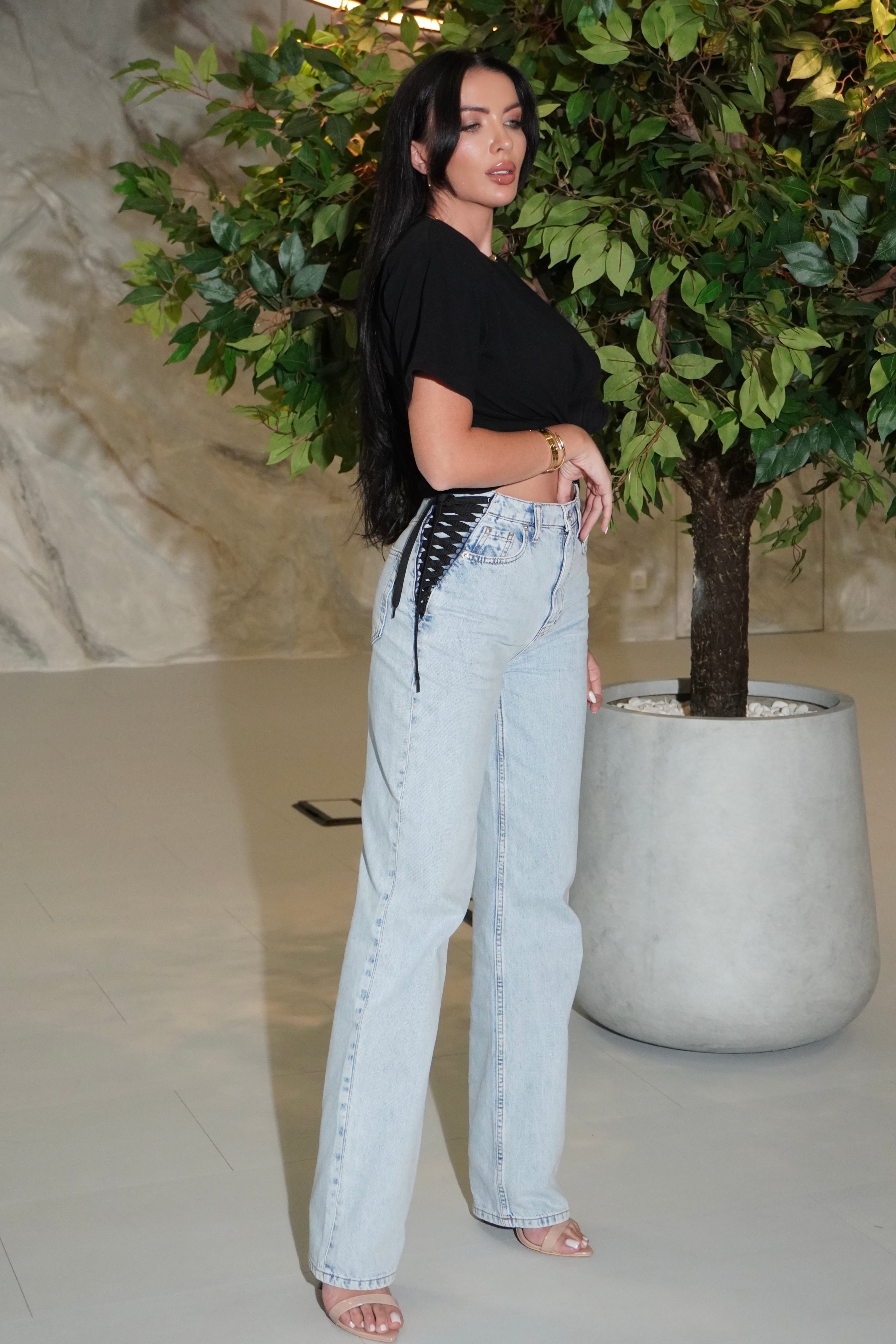 Τζιν γυναικεία casual μπλε Bodysa Bogas