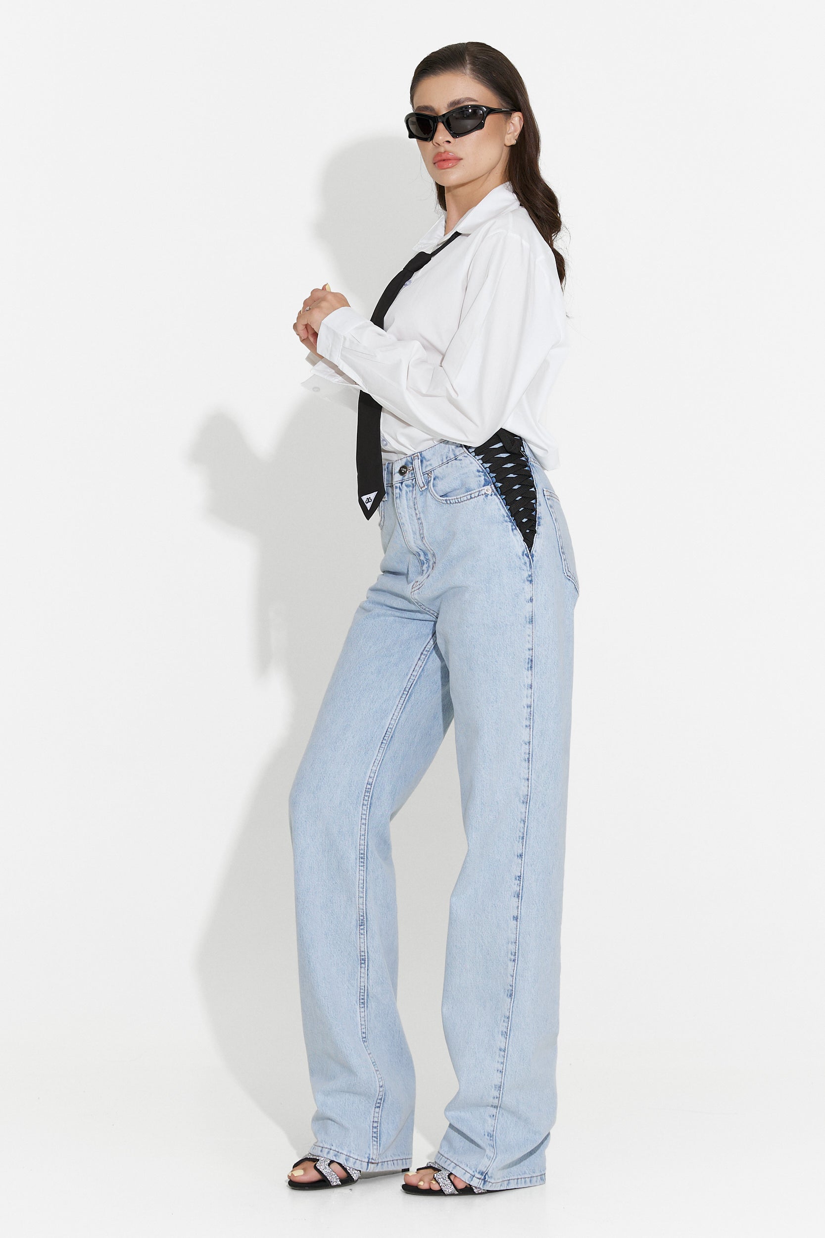 Τζιν γυναικεία casual μπλε Bodysa Bogas