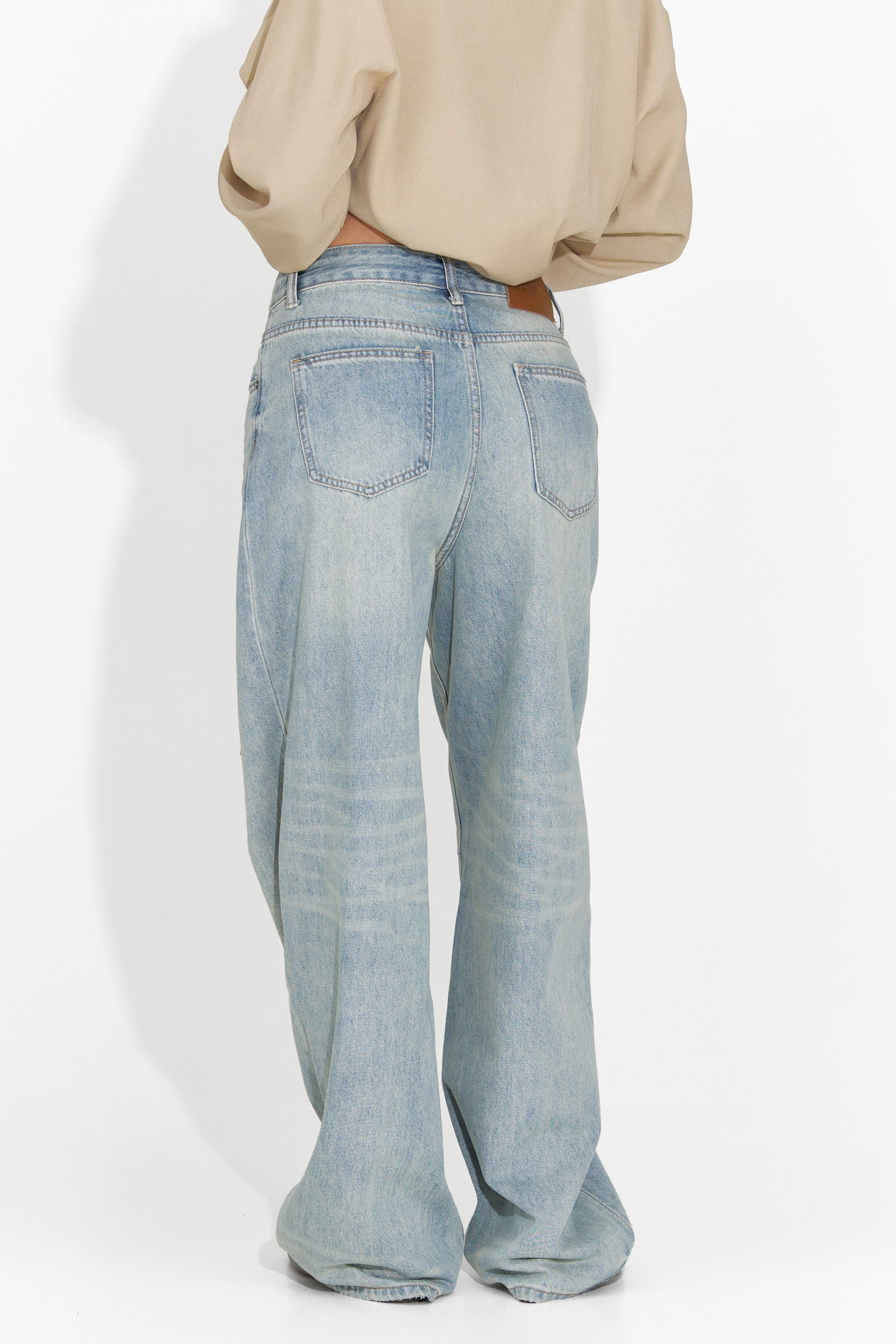 Women's casual light blue jeans Hanina Bogas