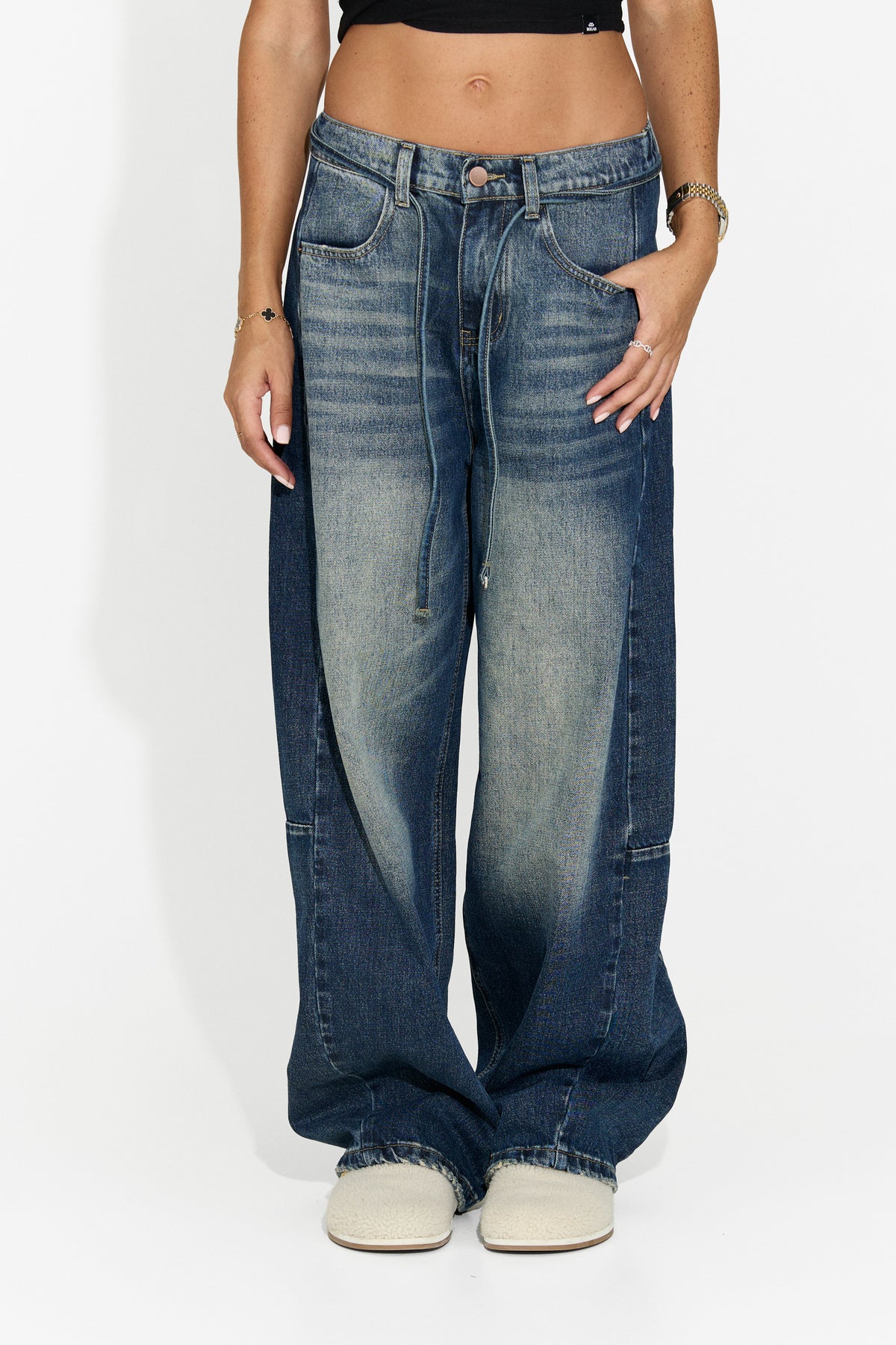Damen-Casual-Jeans hellblau Linearize Bogas