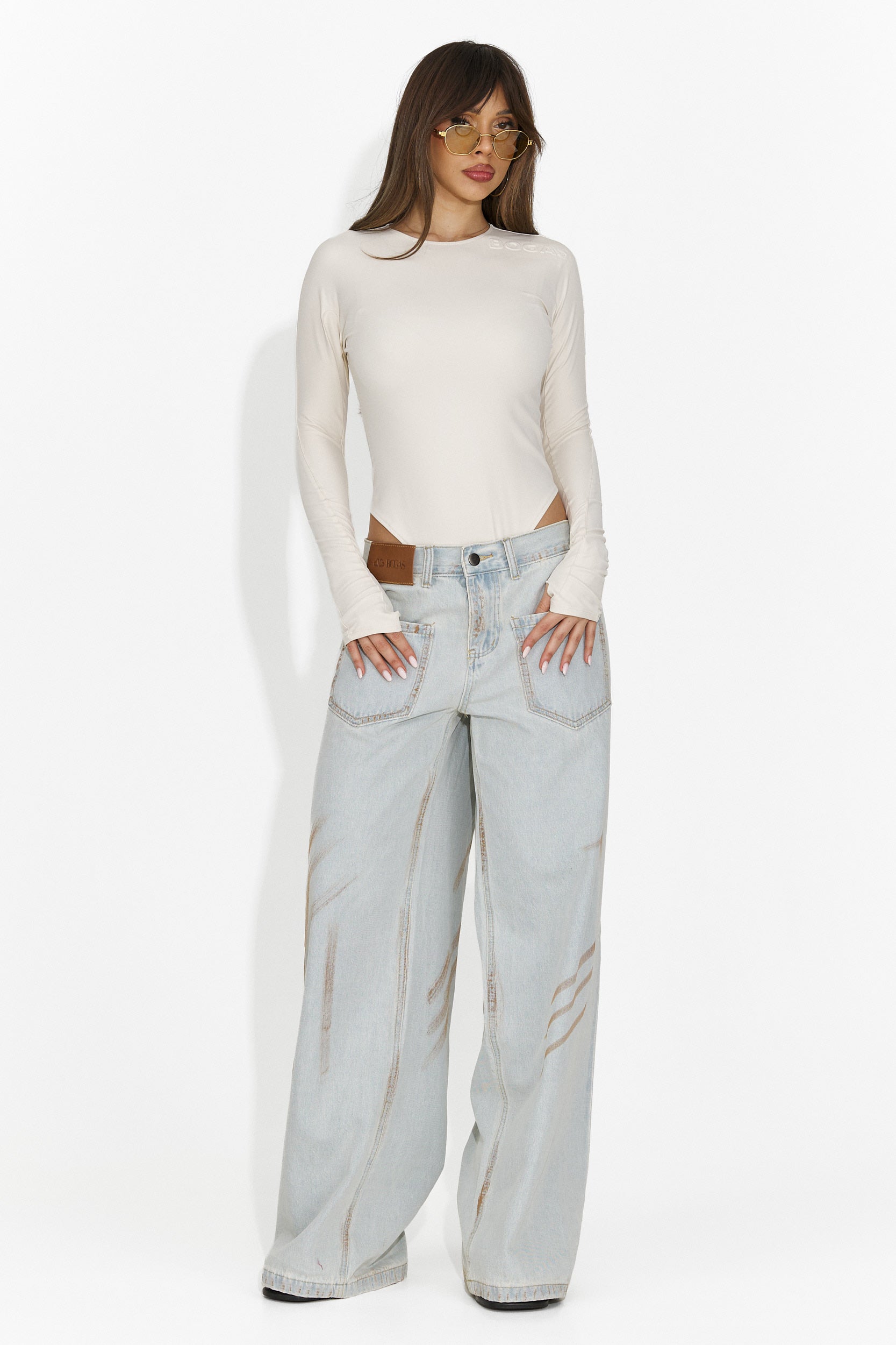 Women's Casual Light Blue Jeans Taby Bogas