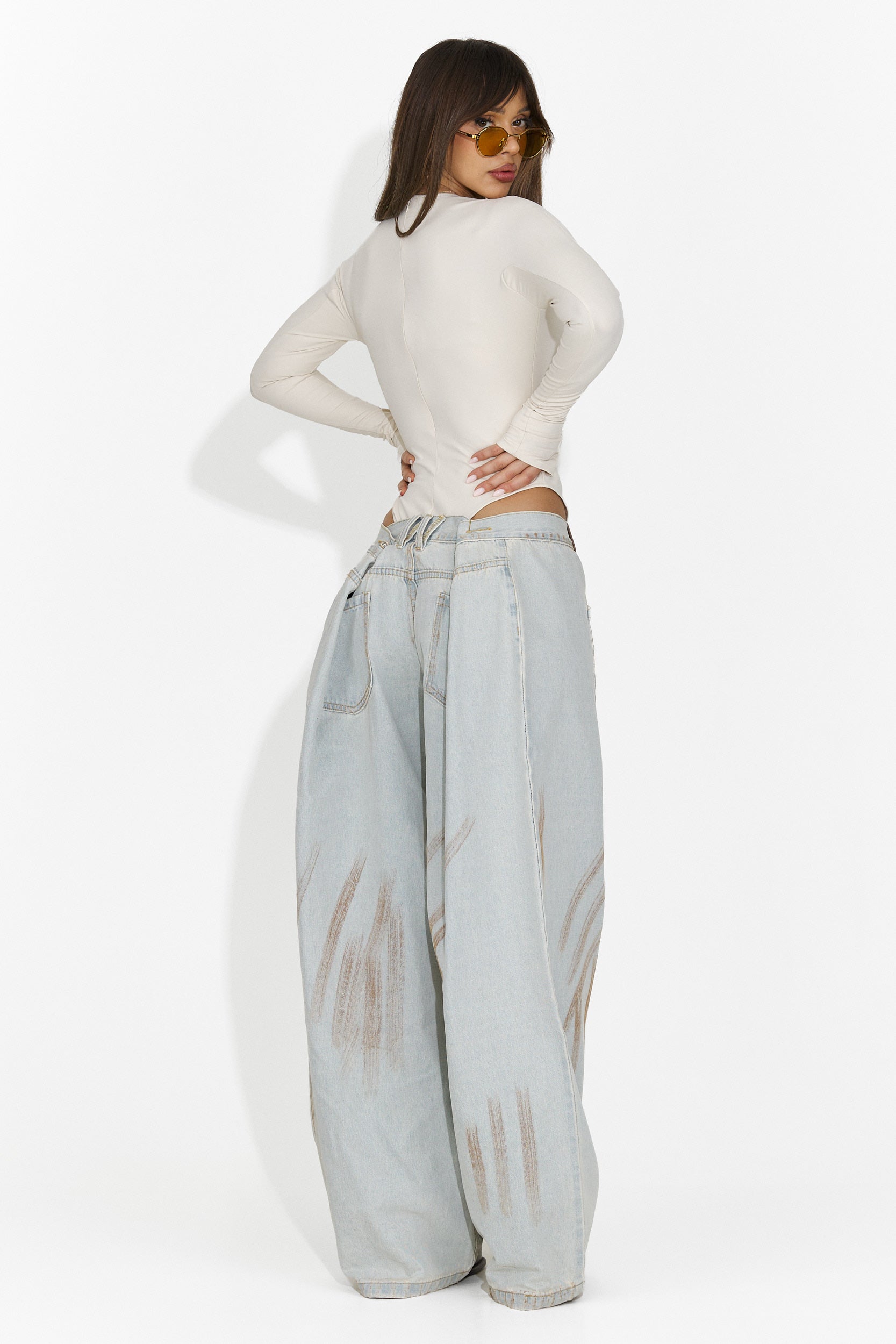 Women's Casual Light Blue Jeans Taby Bogas