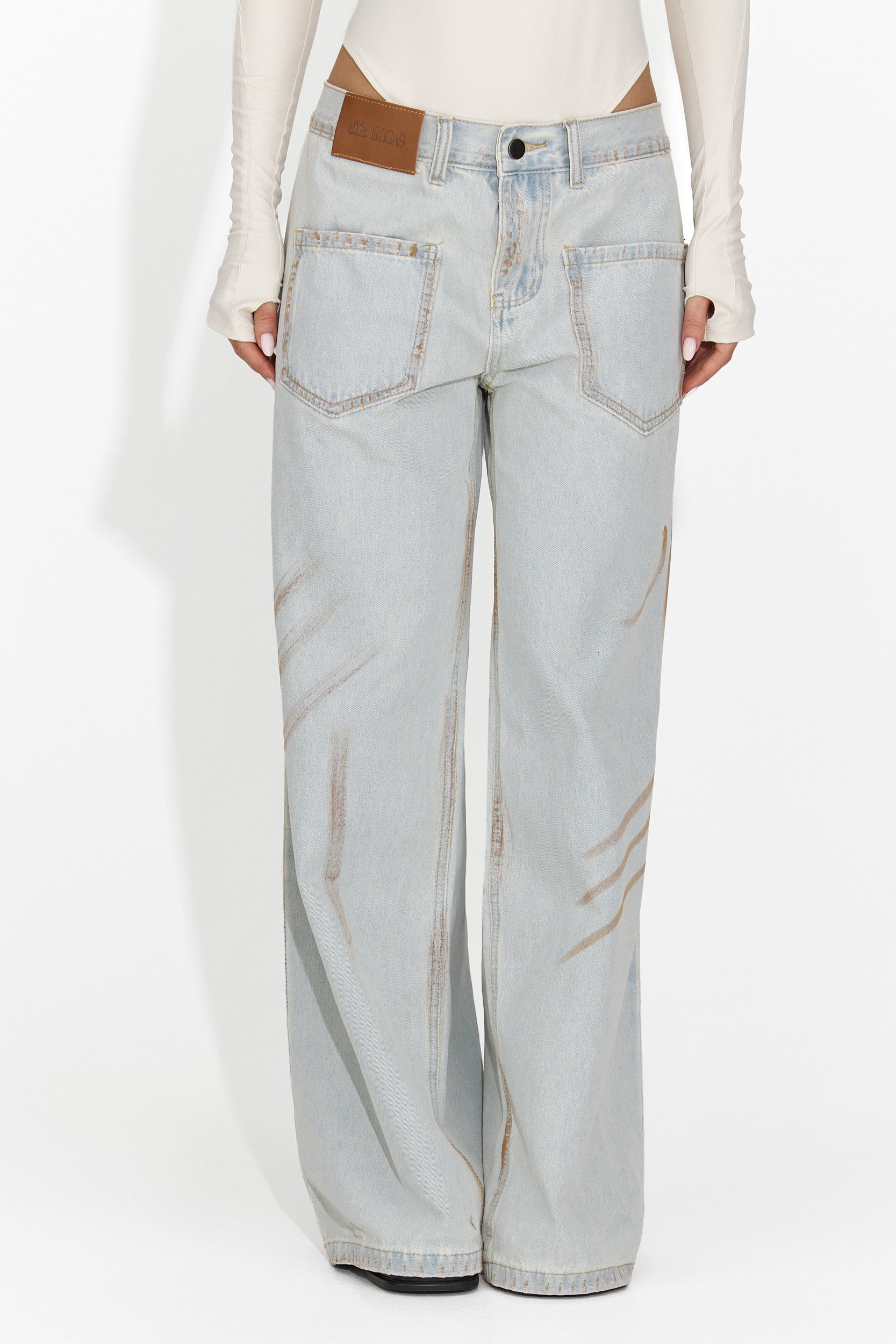 Women's Casual Light Blue Jeans Taby Bogas