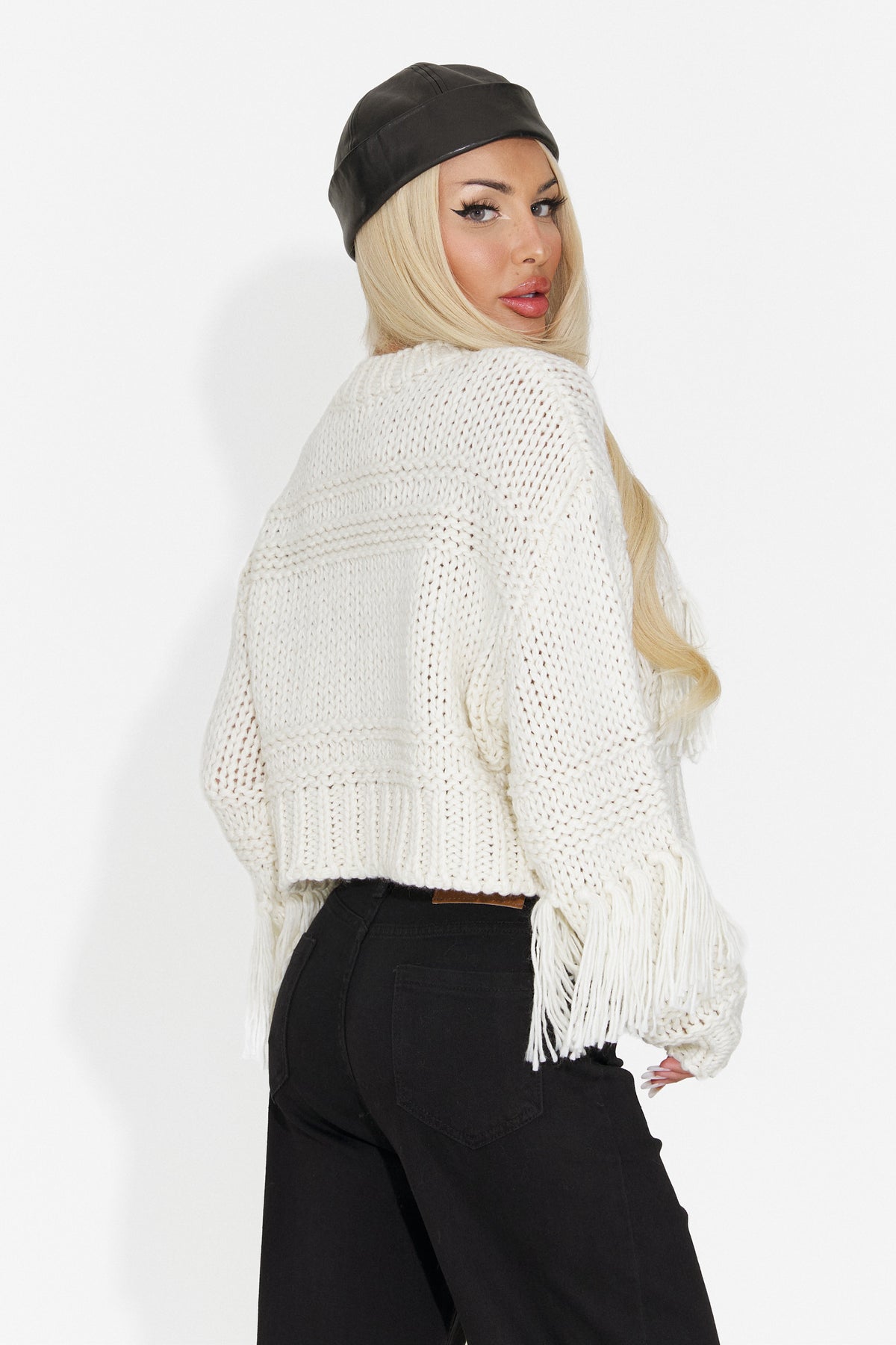 Bluza casual alba Doleavia Bogas