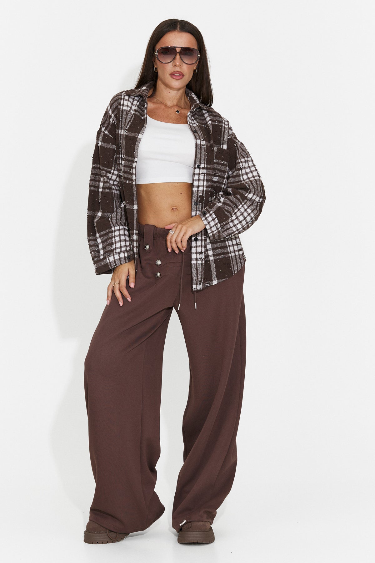 Bluza casual alba Glasinuna Bogas