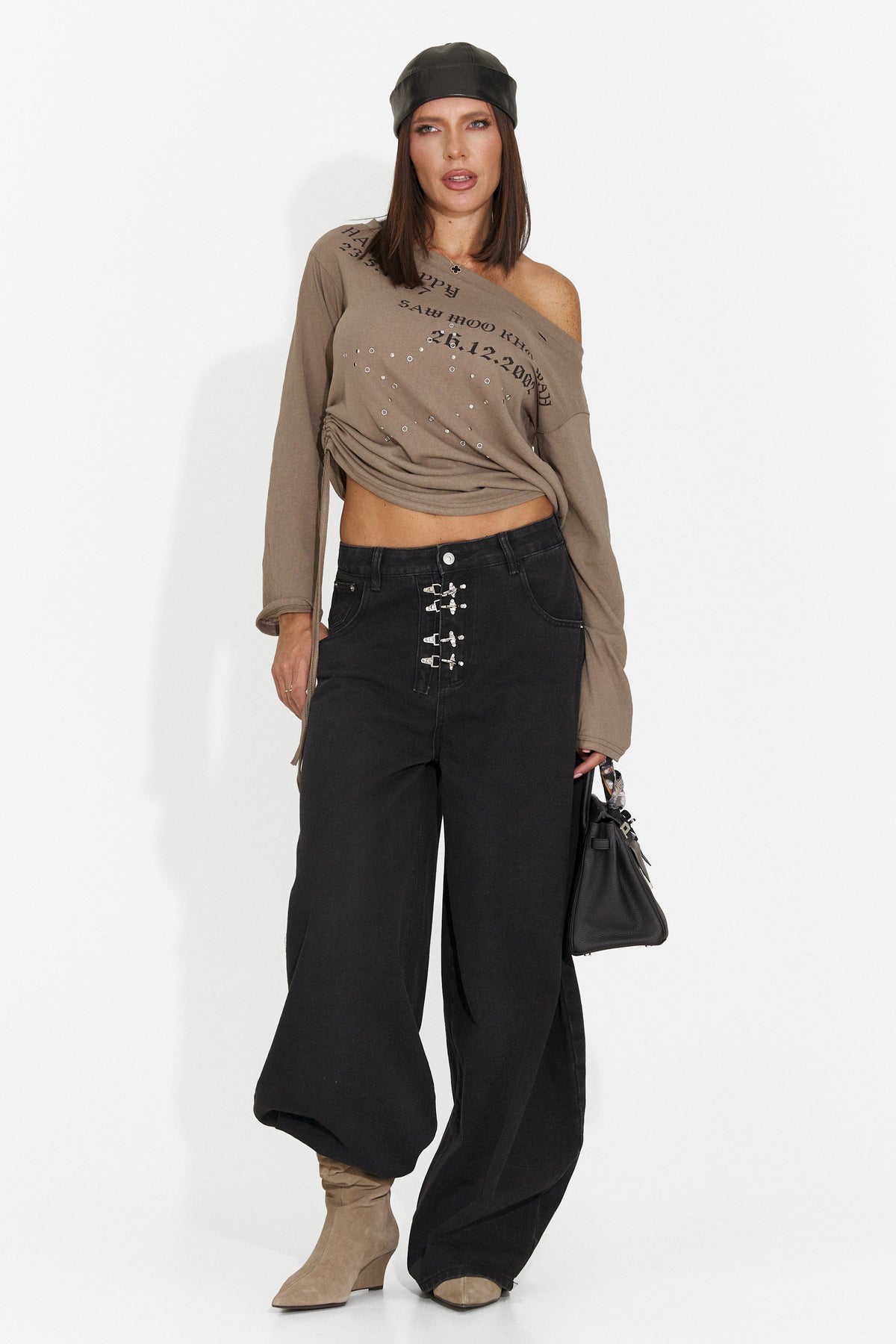 Bluza casual maro Hosioesia Bogas