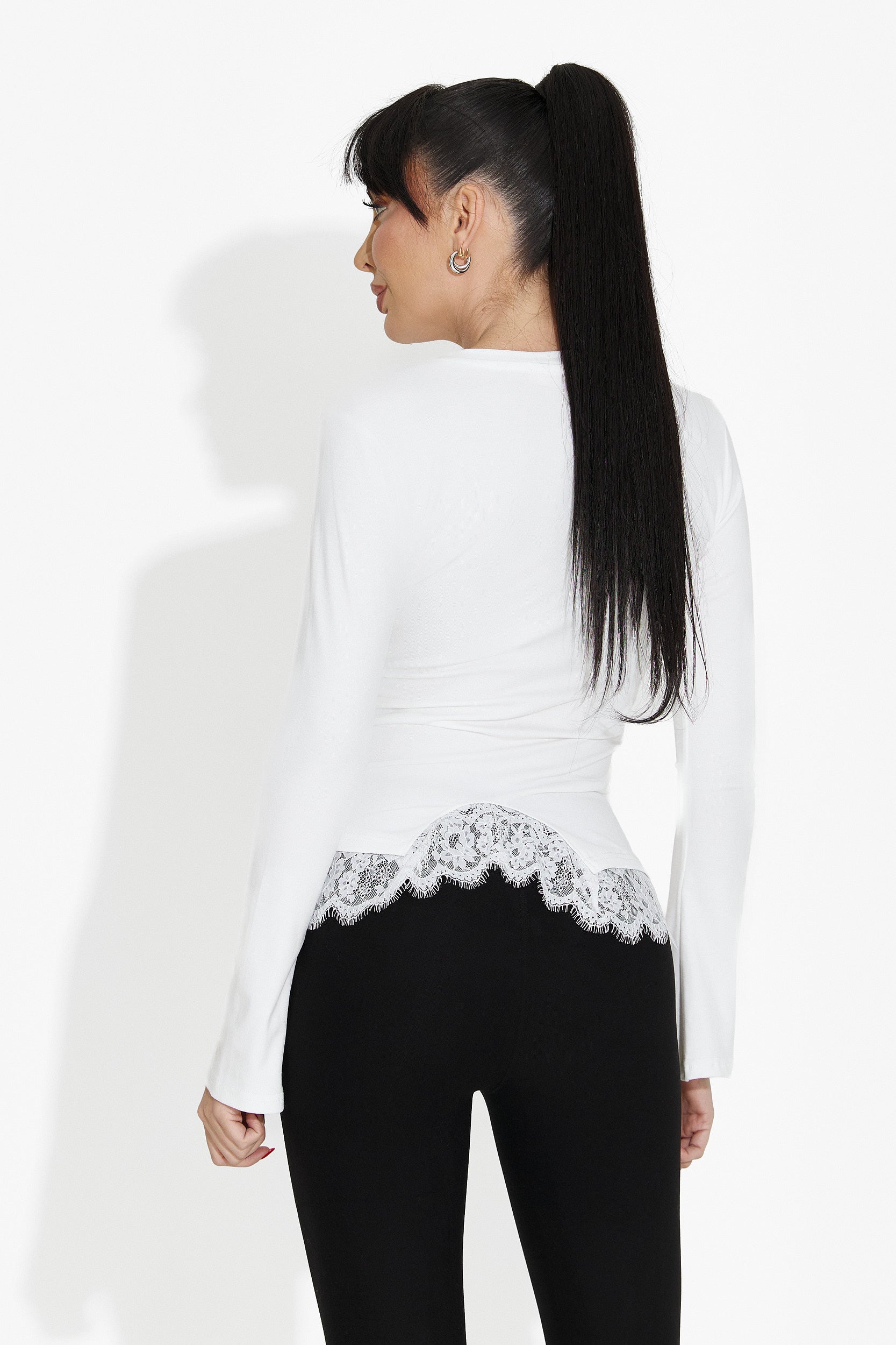 Damenbluse casual weiß Daiela Bogas