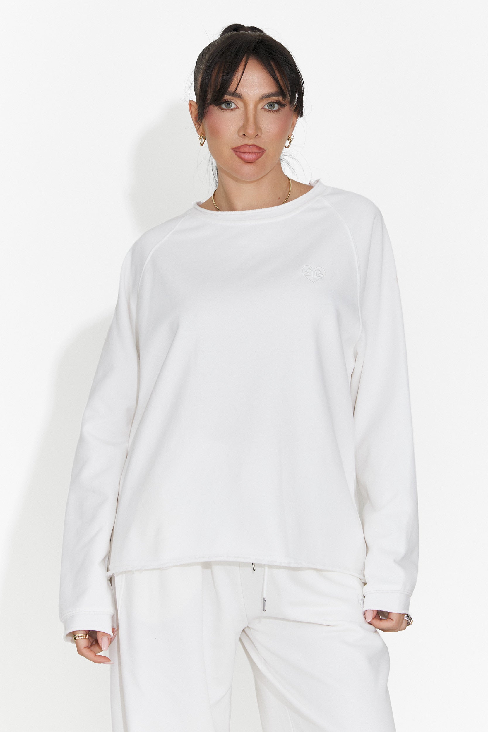 White Casual Women's Blouse Kapia Bogas