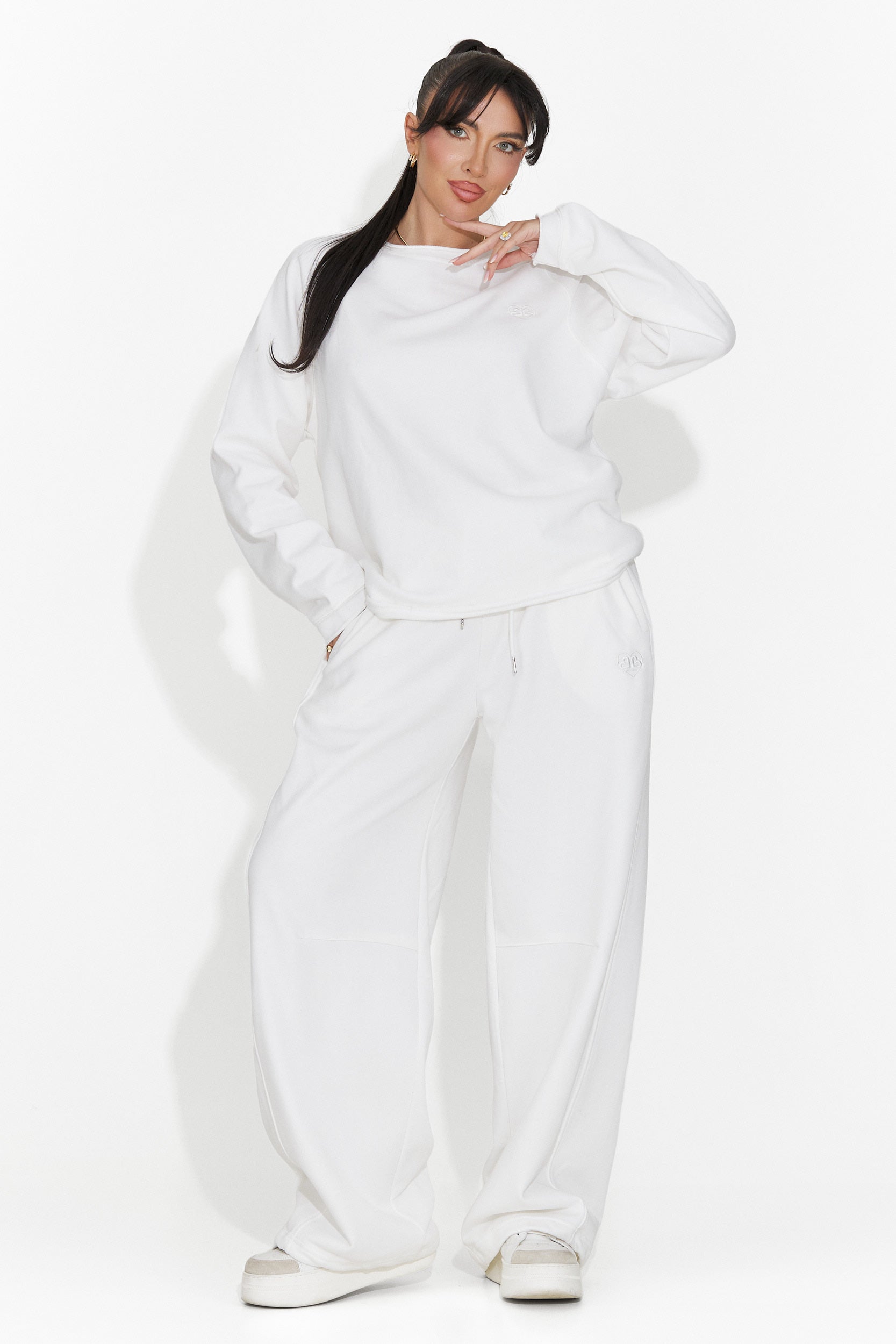 White Casual Women's Blouse Kapia Bogas