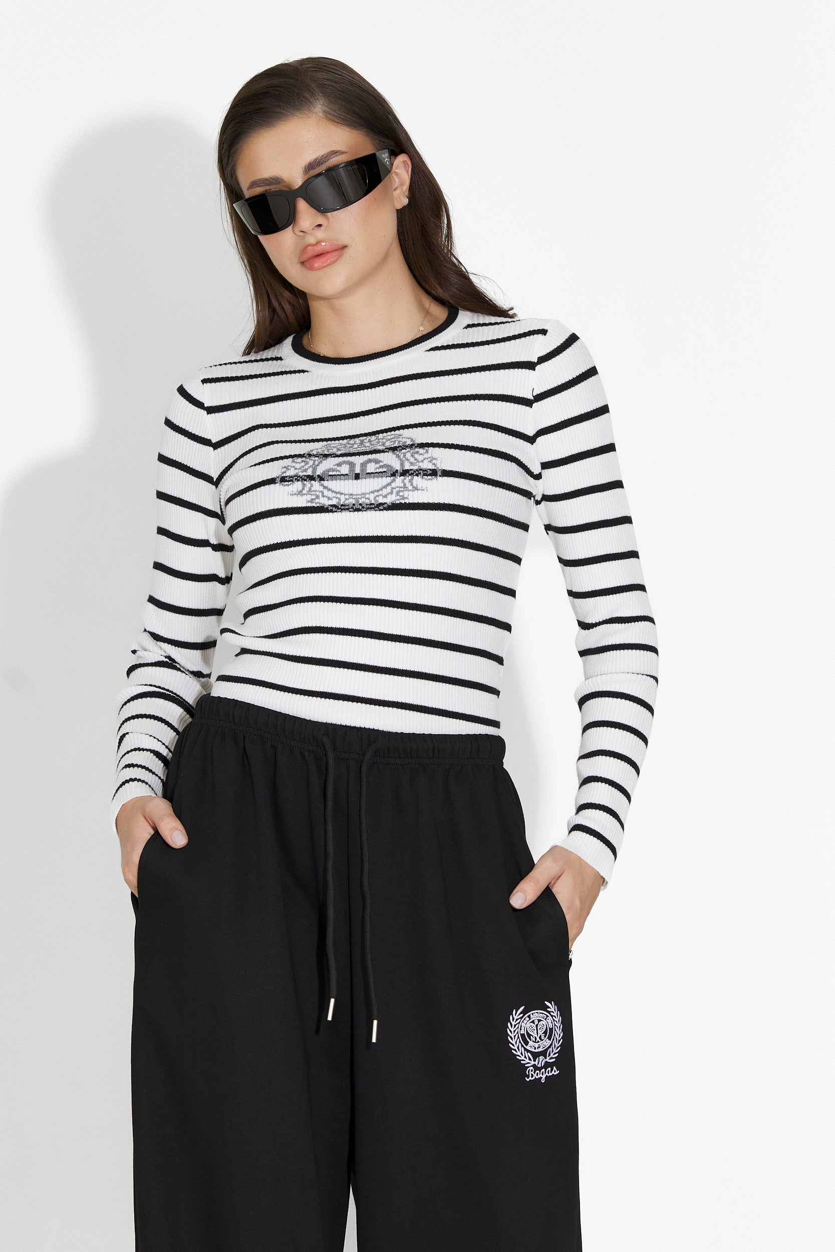 Bluza damska casual biała Yoana Bogas