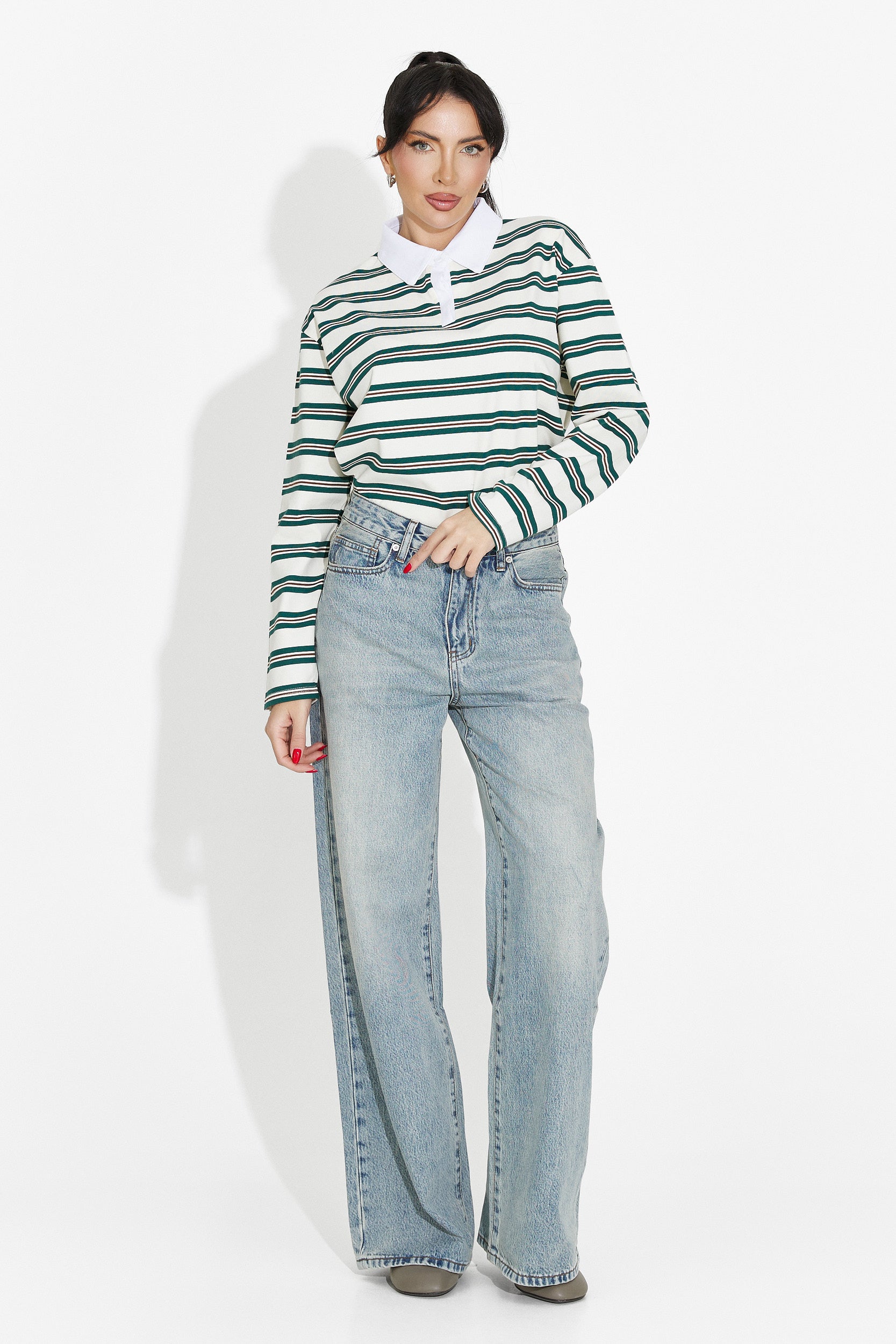 Beige casual damtröja Paloma Bogas