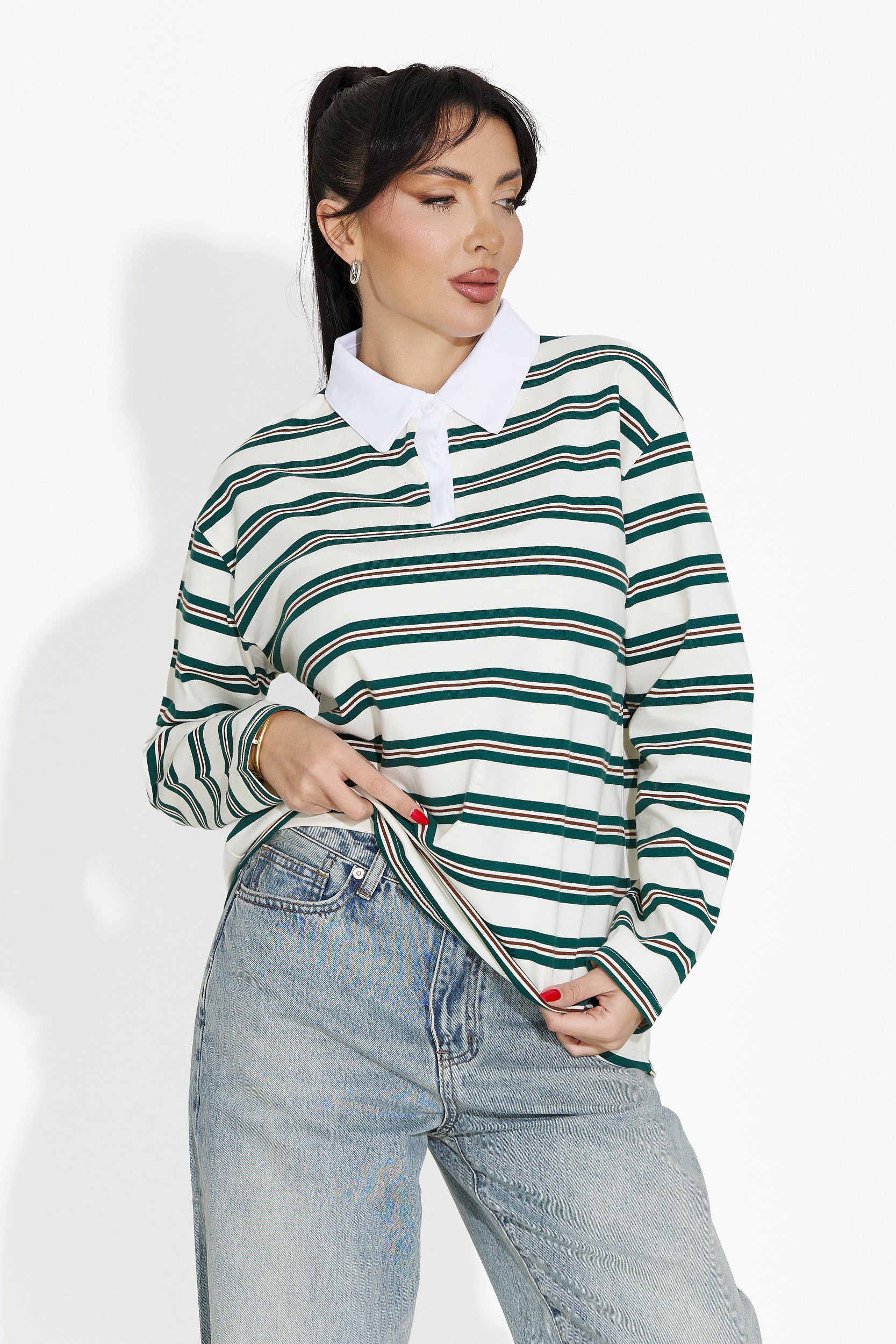 Beige casual damtröja Paloma Bogas