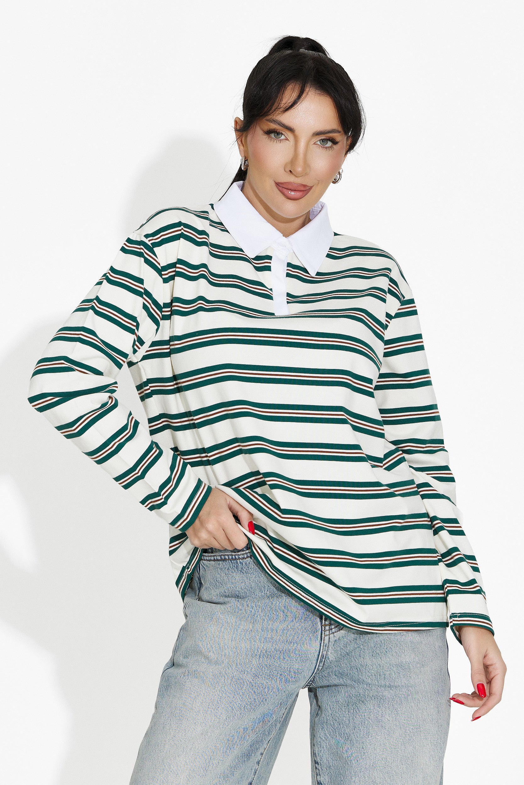 Beige casual damtröja Paloma Bogas