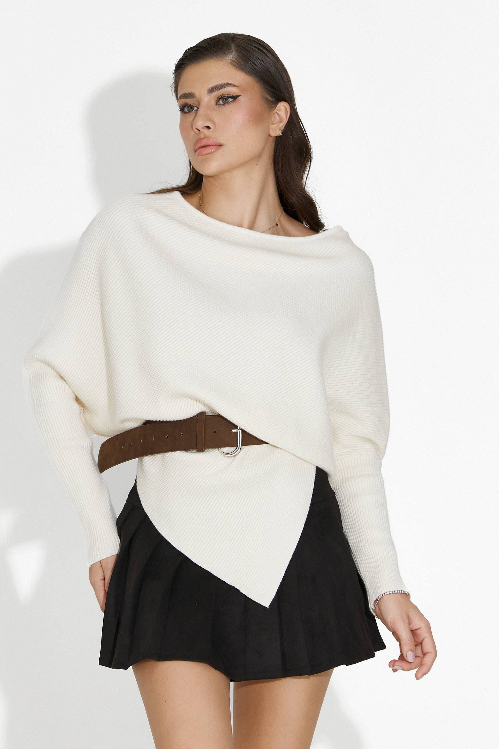 Beige casual damtröja Vedala Bogas