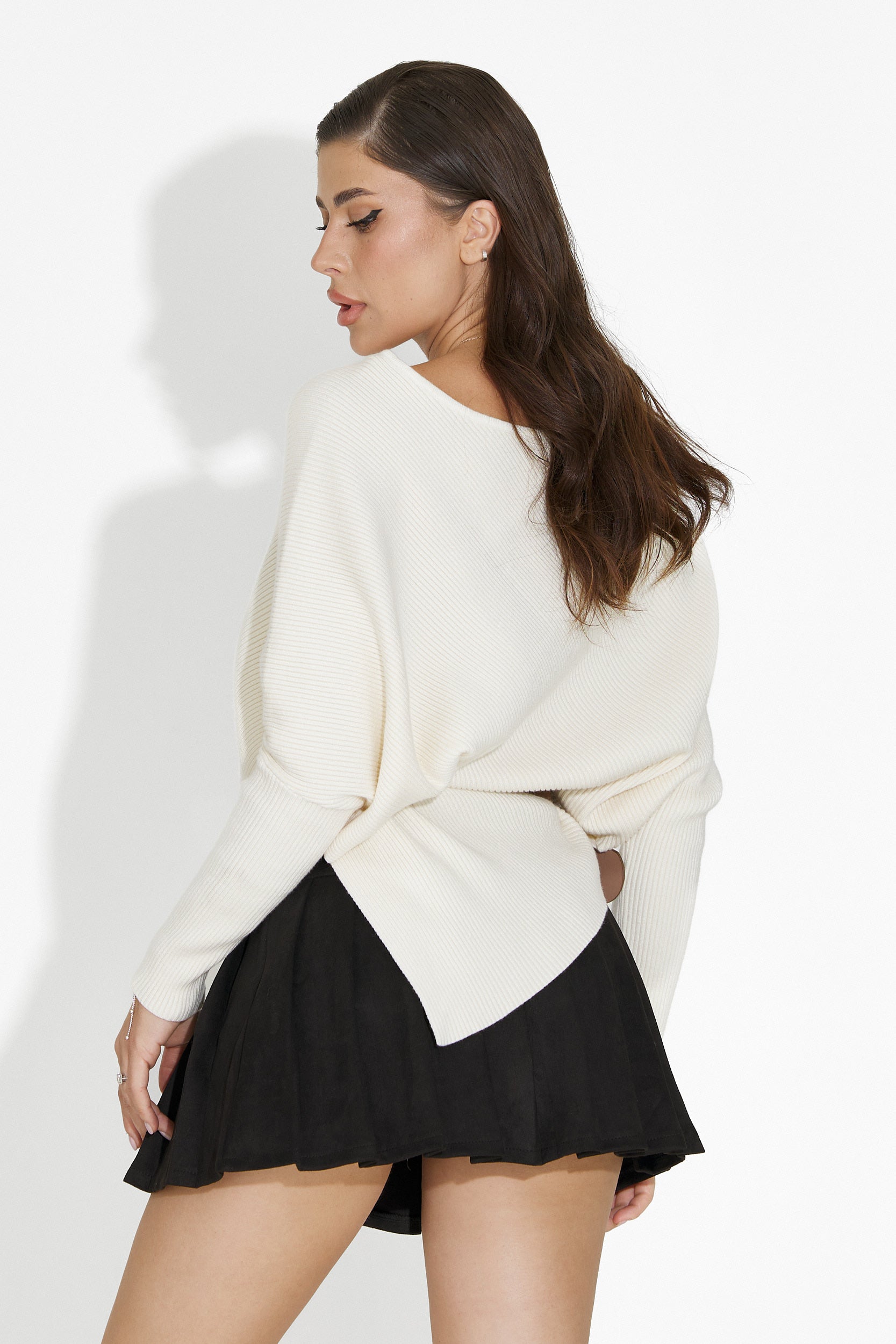 Beige casual damtröja Vedala Bogas