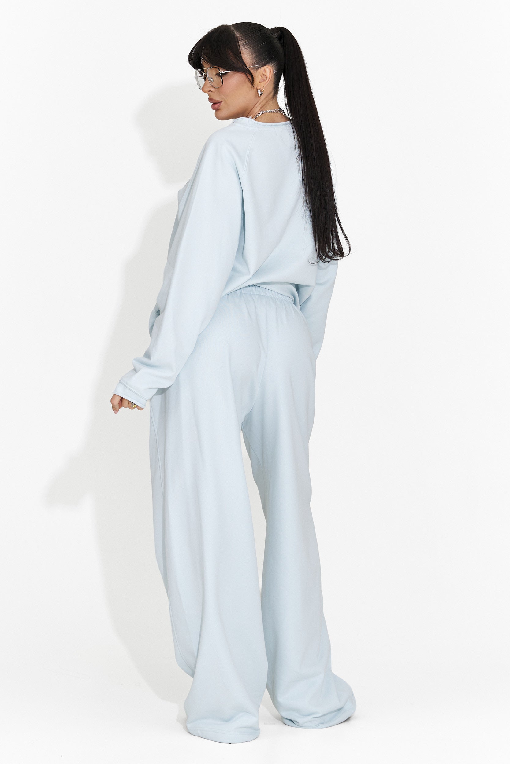 Blusa de mujer casual azul claro Kapia Bogas