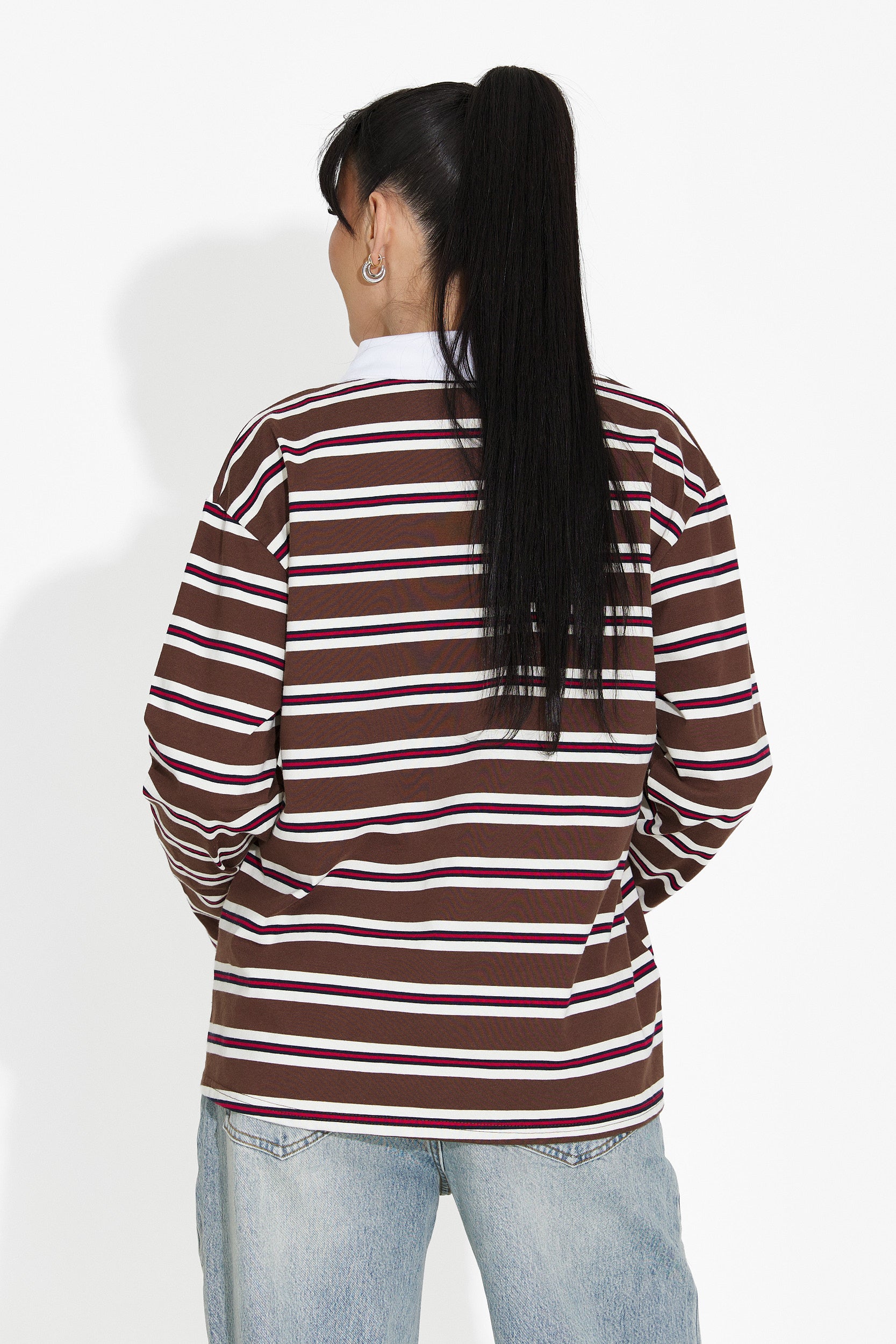 Καφέ γυναικεία μπλούζα casual Paloma Bogas