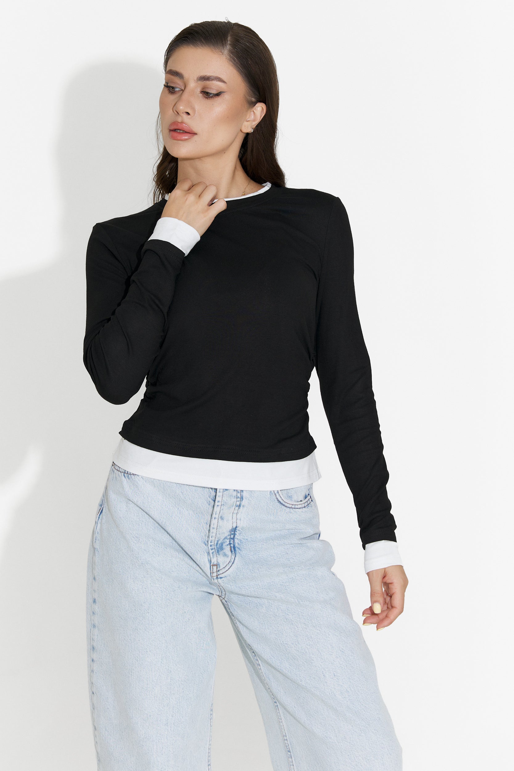 Kayas Bogas Casual Black Women's Blouse