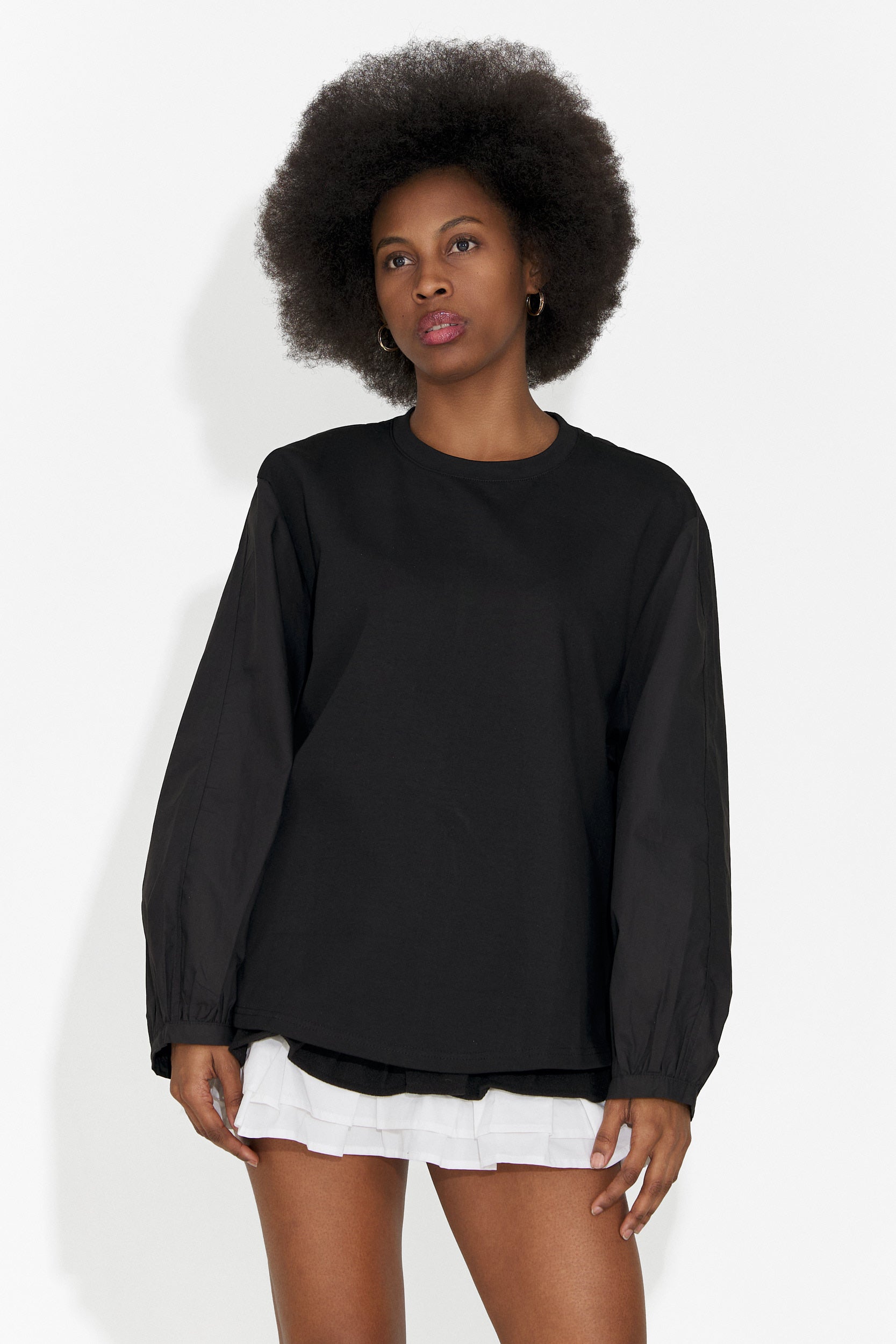Sheiva Bogas Black Casual Women's Blouse