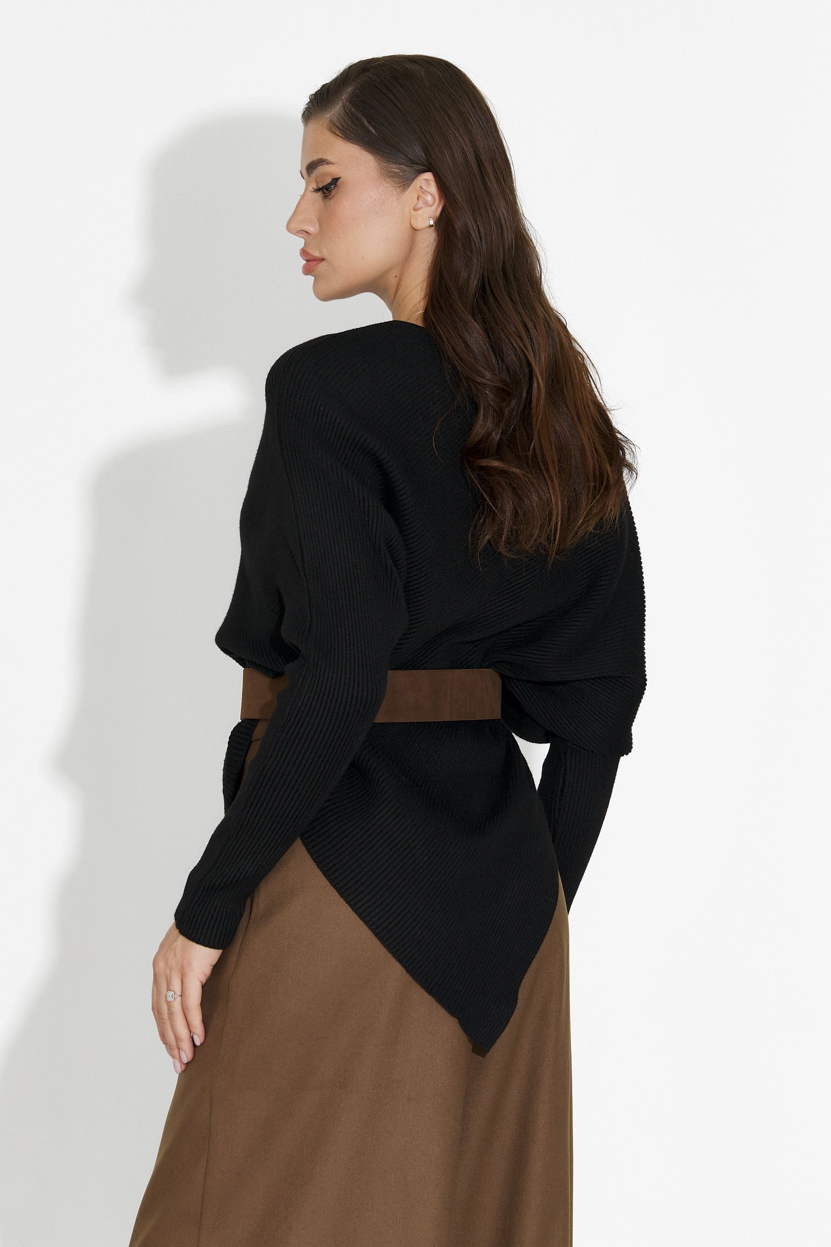 Bluza damska casual czarna Vedala Bogas