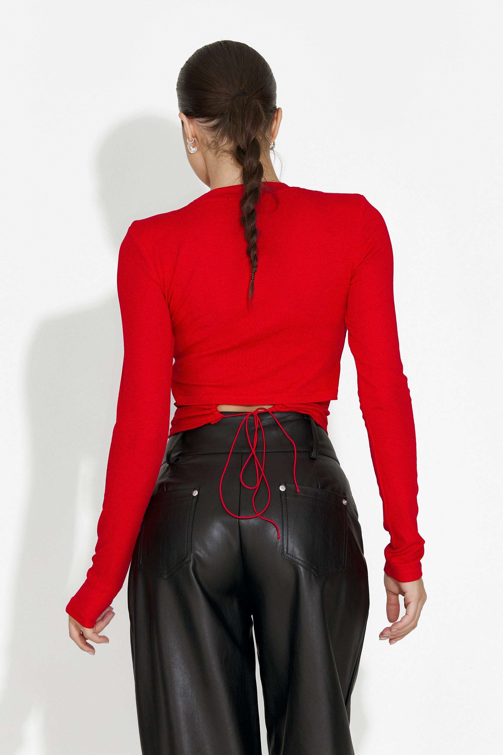 Μπλούζα γυναικεία casual κόκκινη Tavoria Bogas