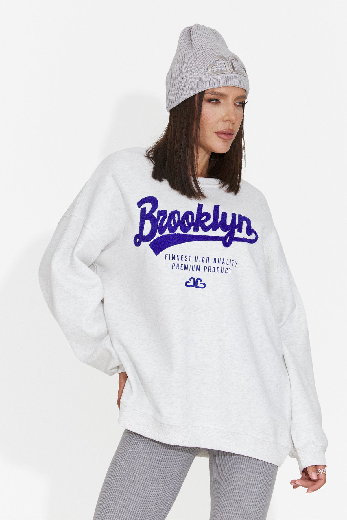 Bluza gri Leroialia Bogas