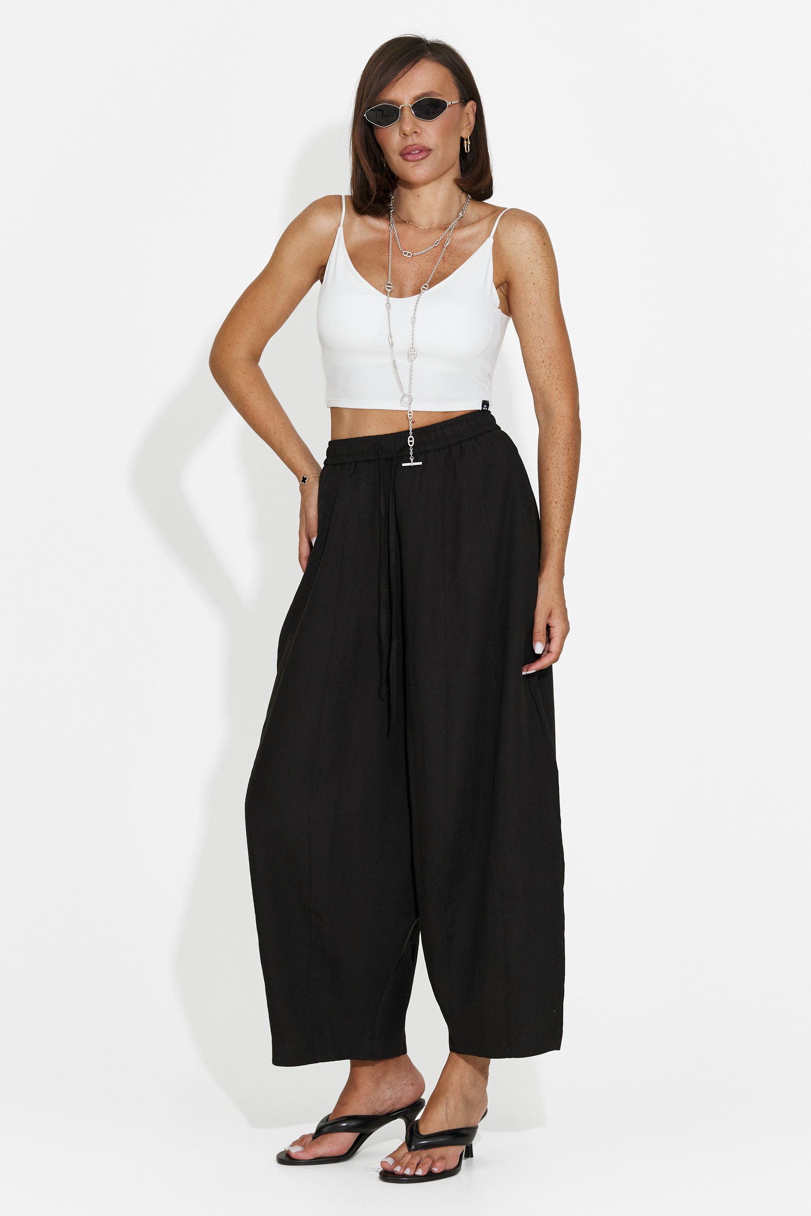 Top casual blanco para mujer Izelya Bogas