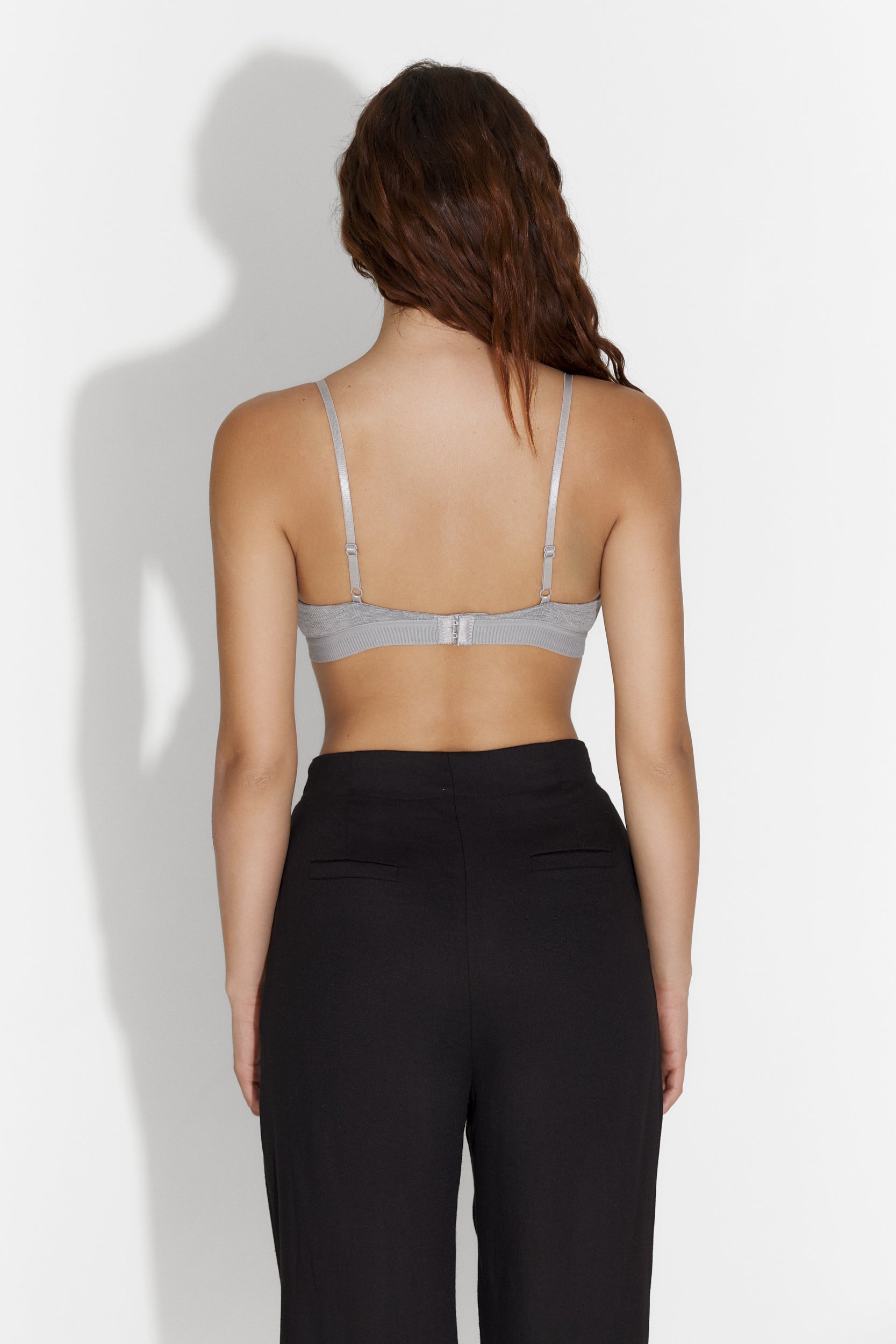 Casual gray women's bustier Galina Bogas